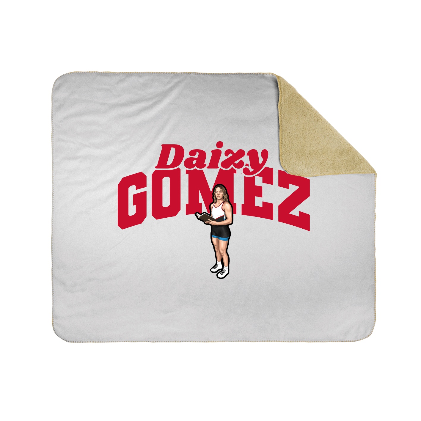 Throw Blanket — Signature Arch in White