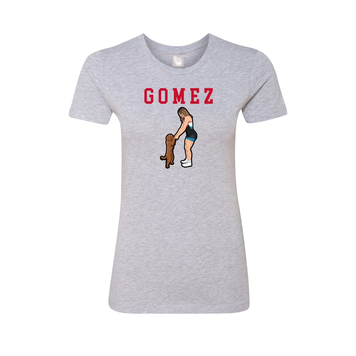 Fitted Women's Tee — Shirsey in Grey