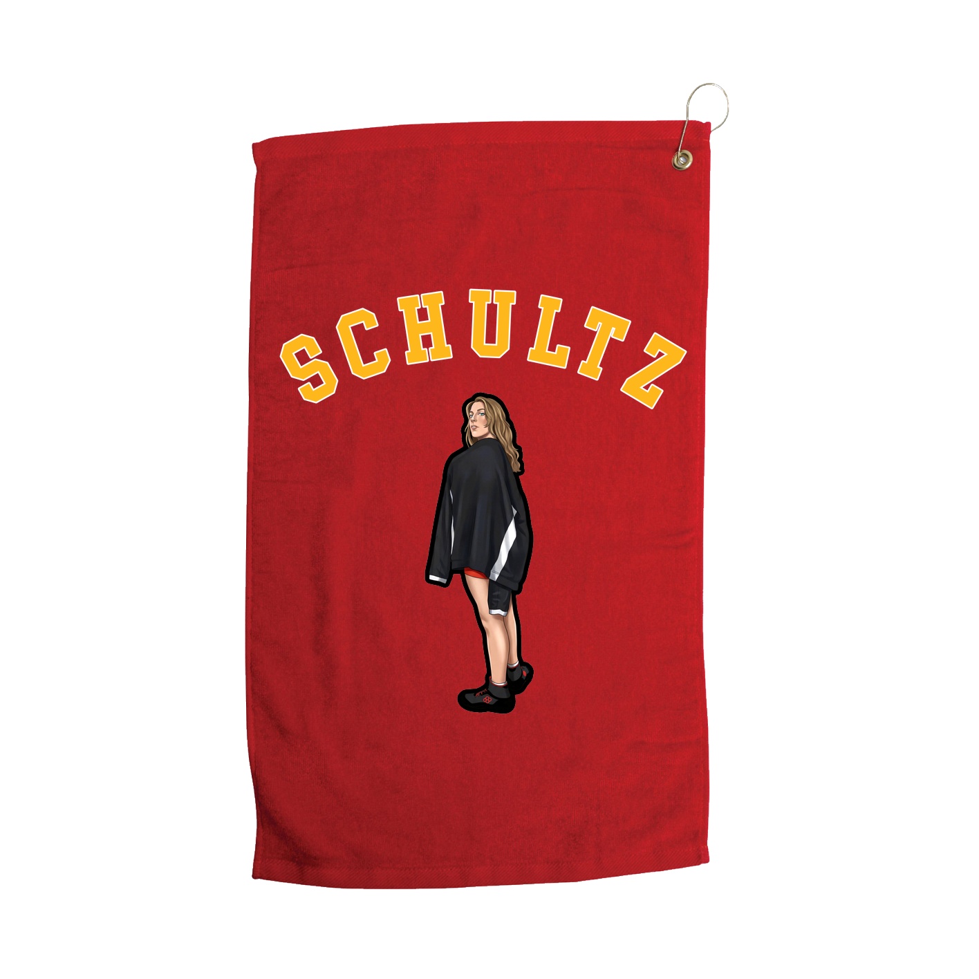 Golf Towel — Shirsey Arch in Red
