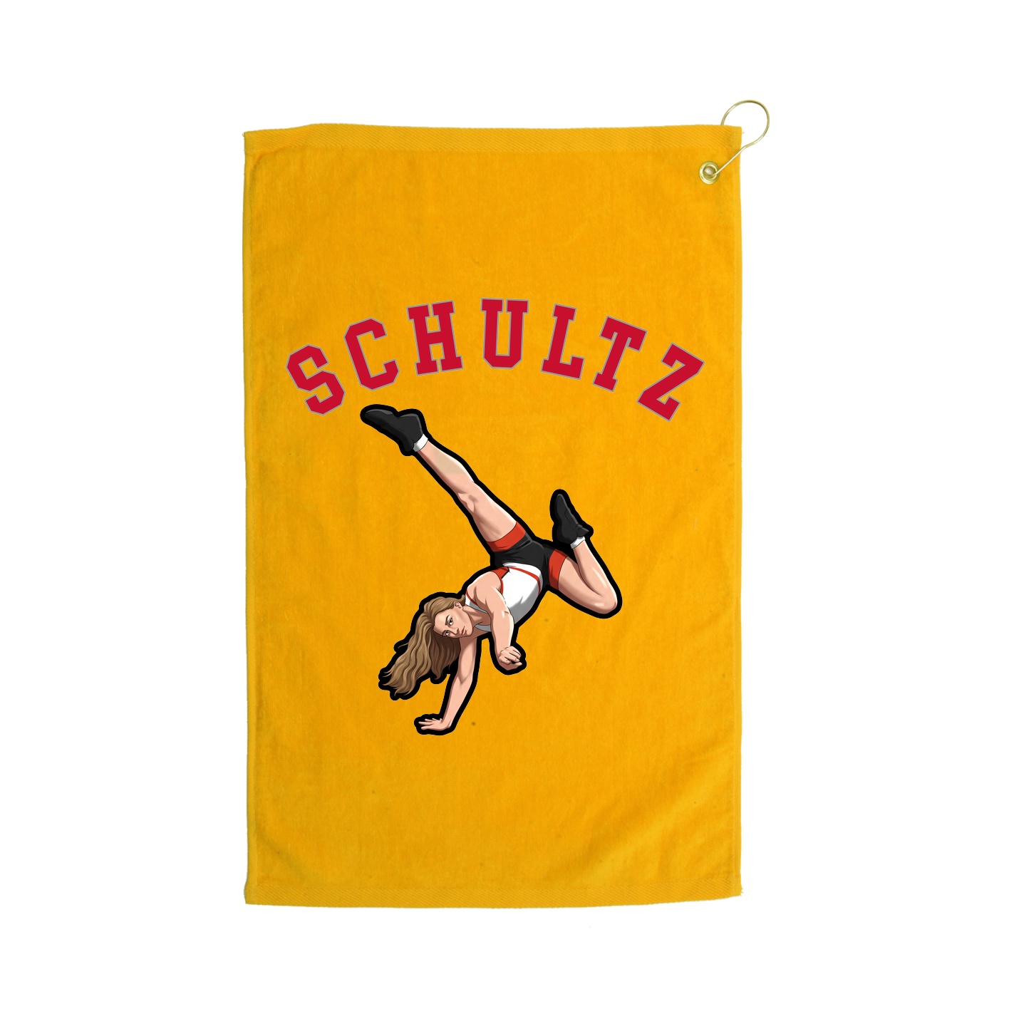 Golf Towel — Shirsey Arch in Gold