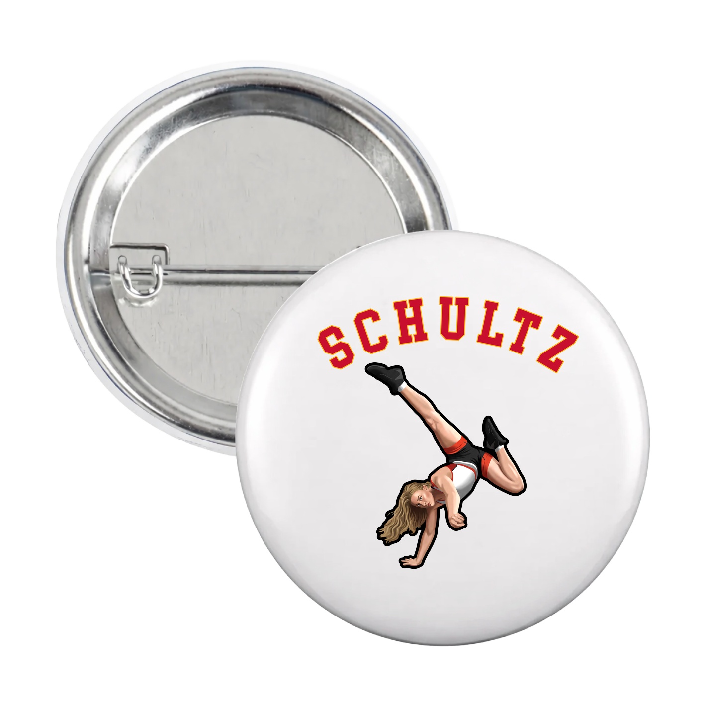 Game Day Button — Shirsey Arch in White