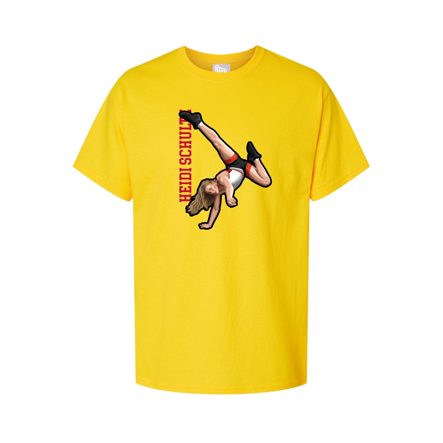Tee — Name Vertical in Gold