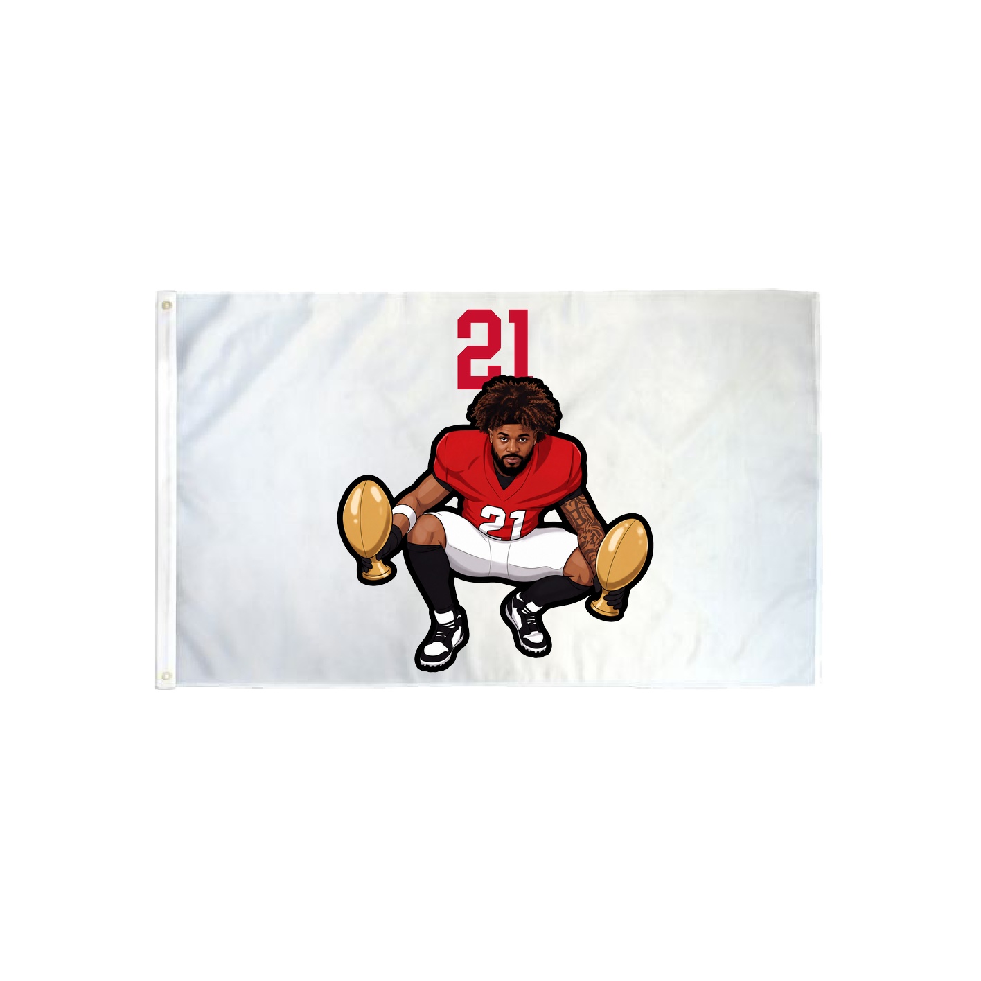 3x5 Flag — Number Top in Classic