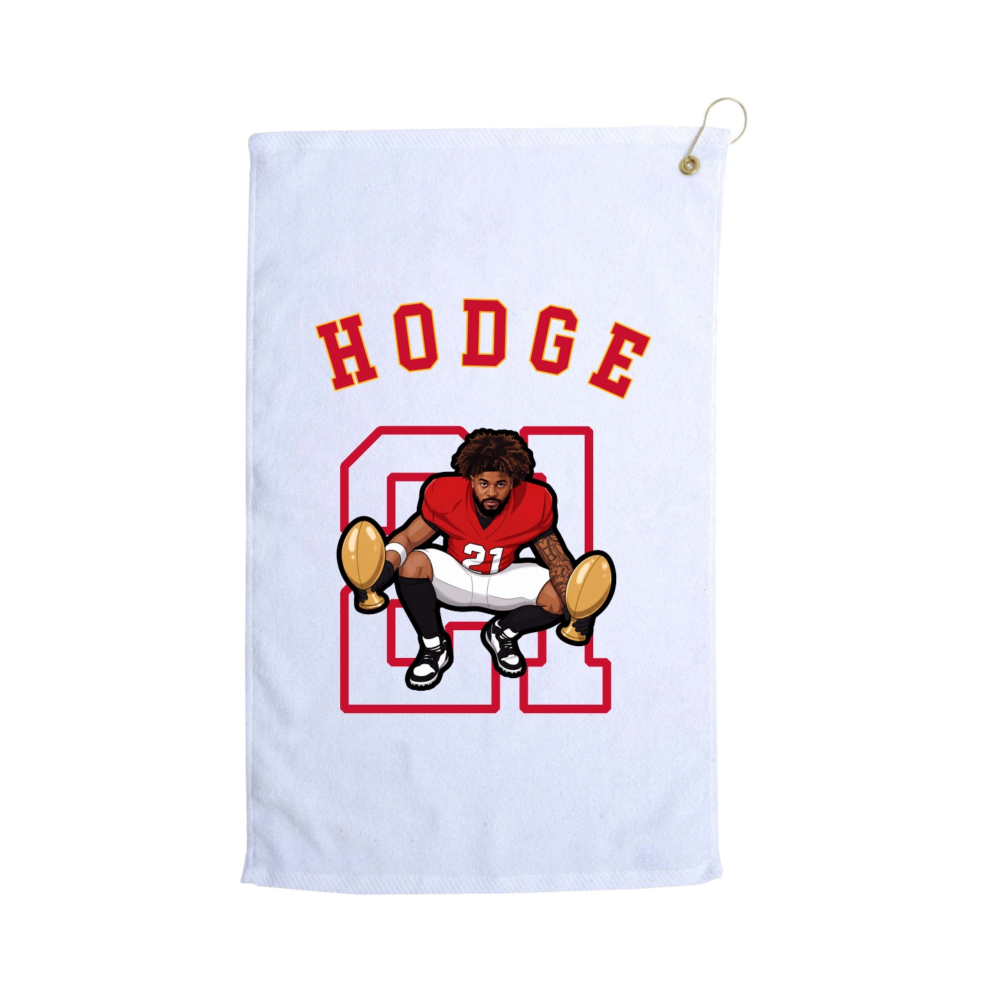 Golf Towel — Shirsey Arch in White