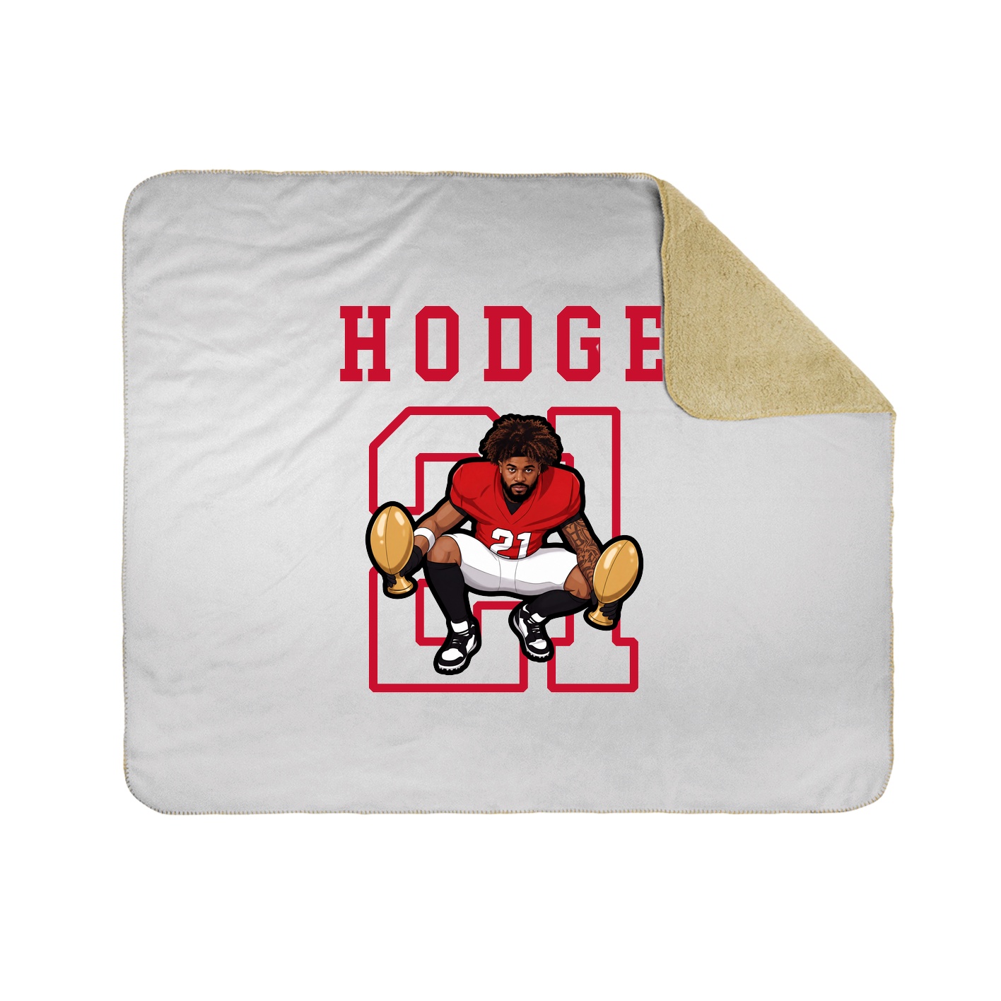 Throw Blanket — Shirsey in White