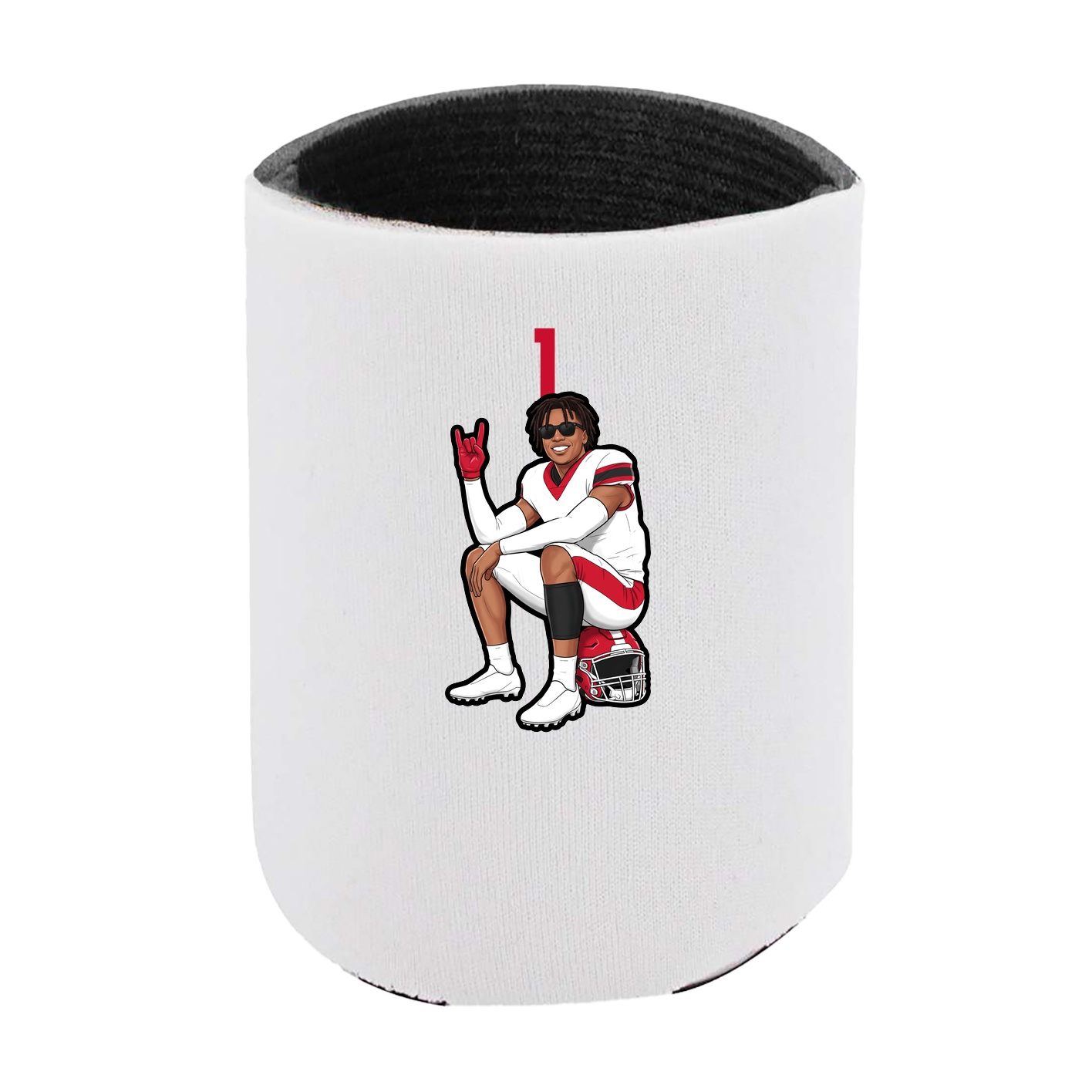 Can Holder — Number Top in White