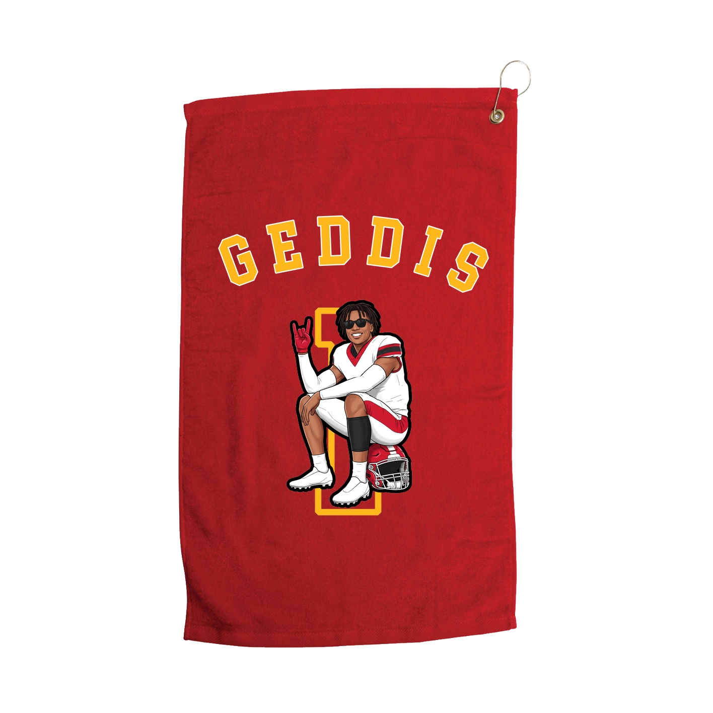 Golf Towel — Shirsey Arch in Red