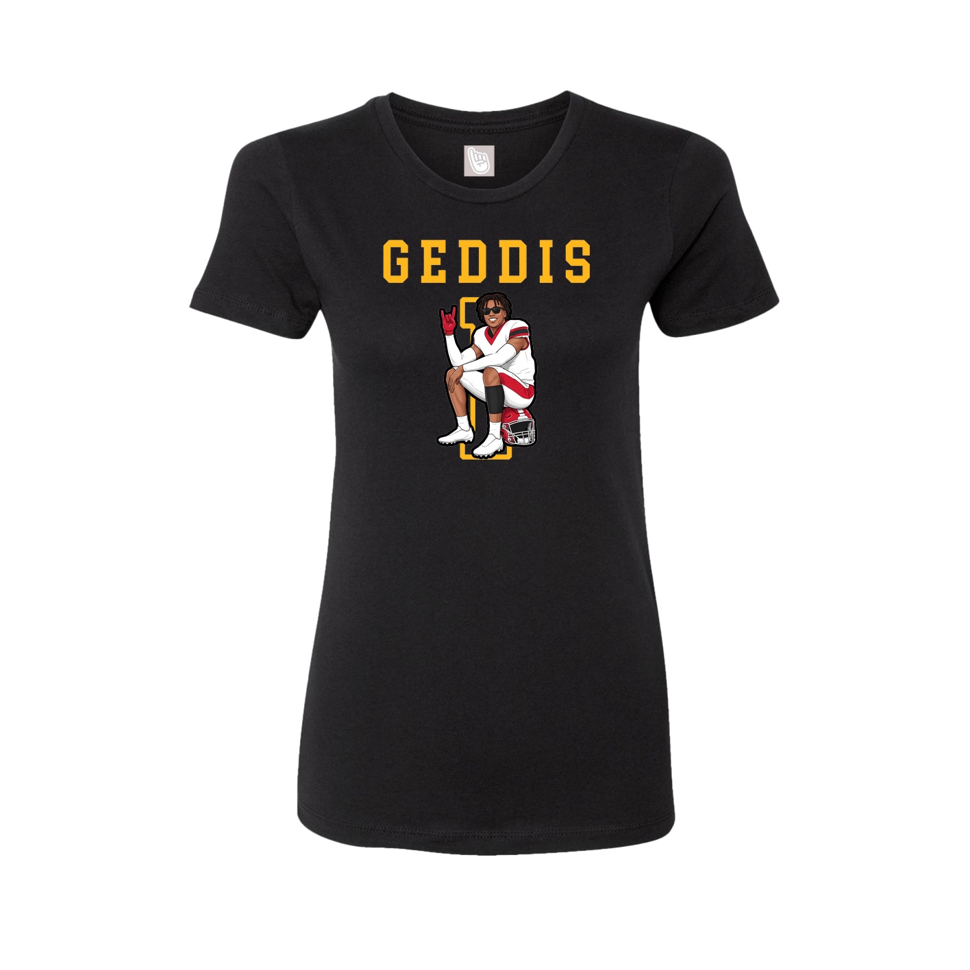 Fitted Women's Tee — Shirsey in Black
