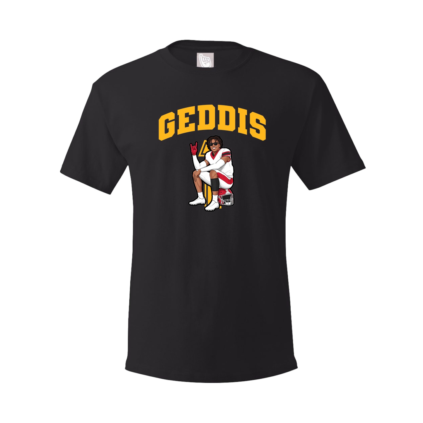 Youth Tee — Number in Black