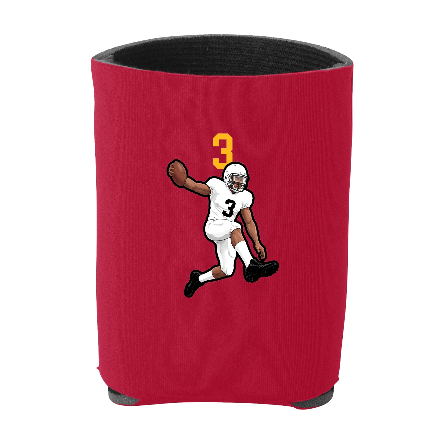 Can Holder — Number Top in Red