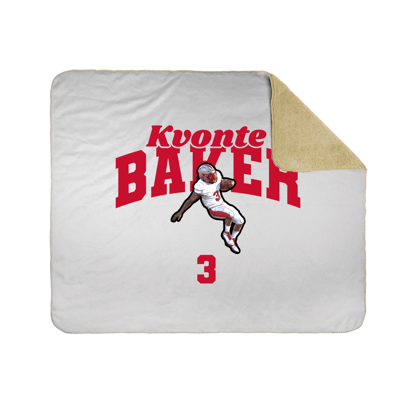 Throw Blanket — Signature Arch in White