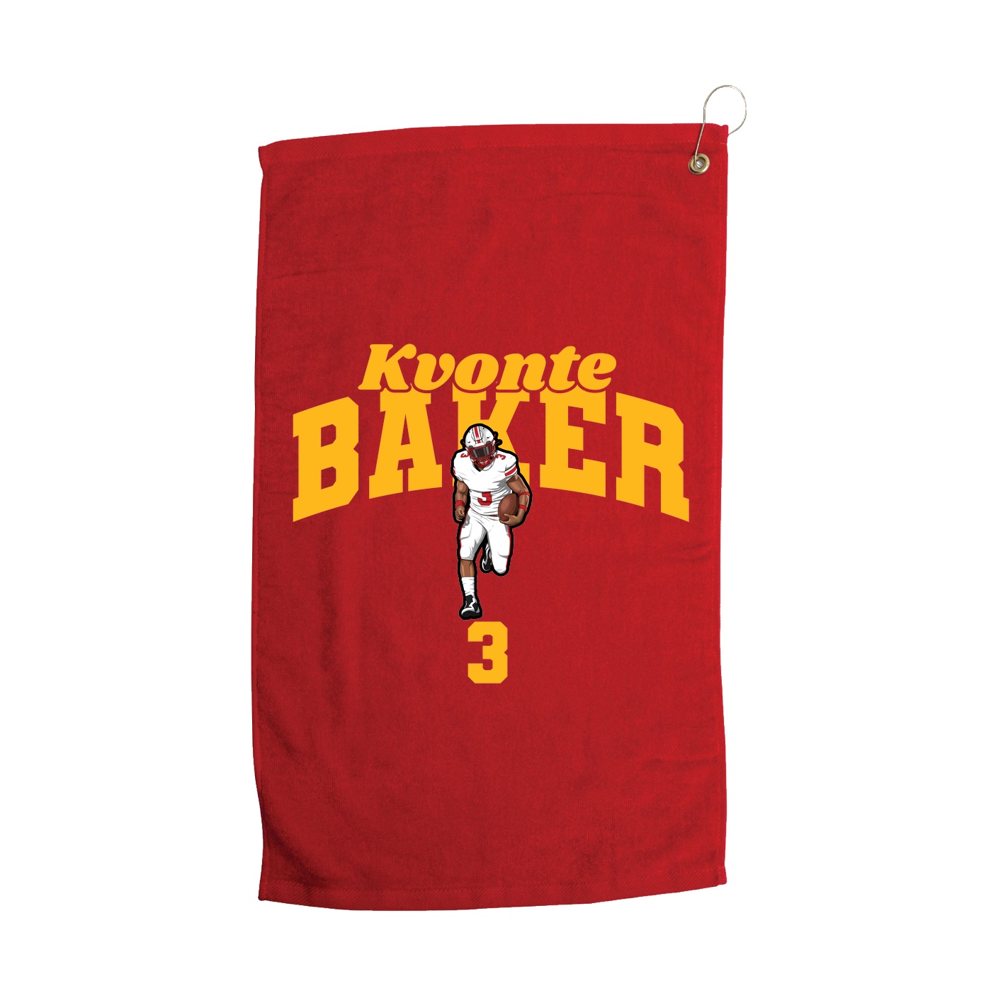 Golf Towel — Signature Arch in Red