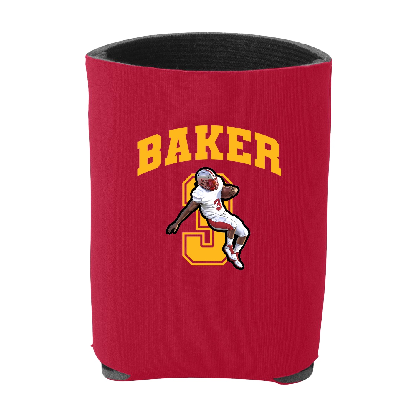 Can Holder — Number in Red