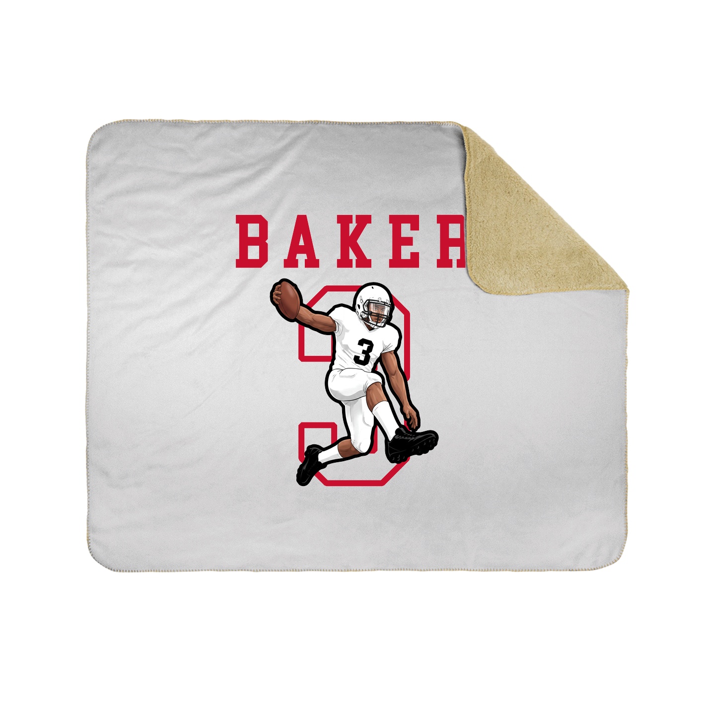 Throw Blanket — Shirsey in White