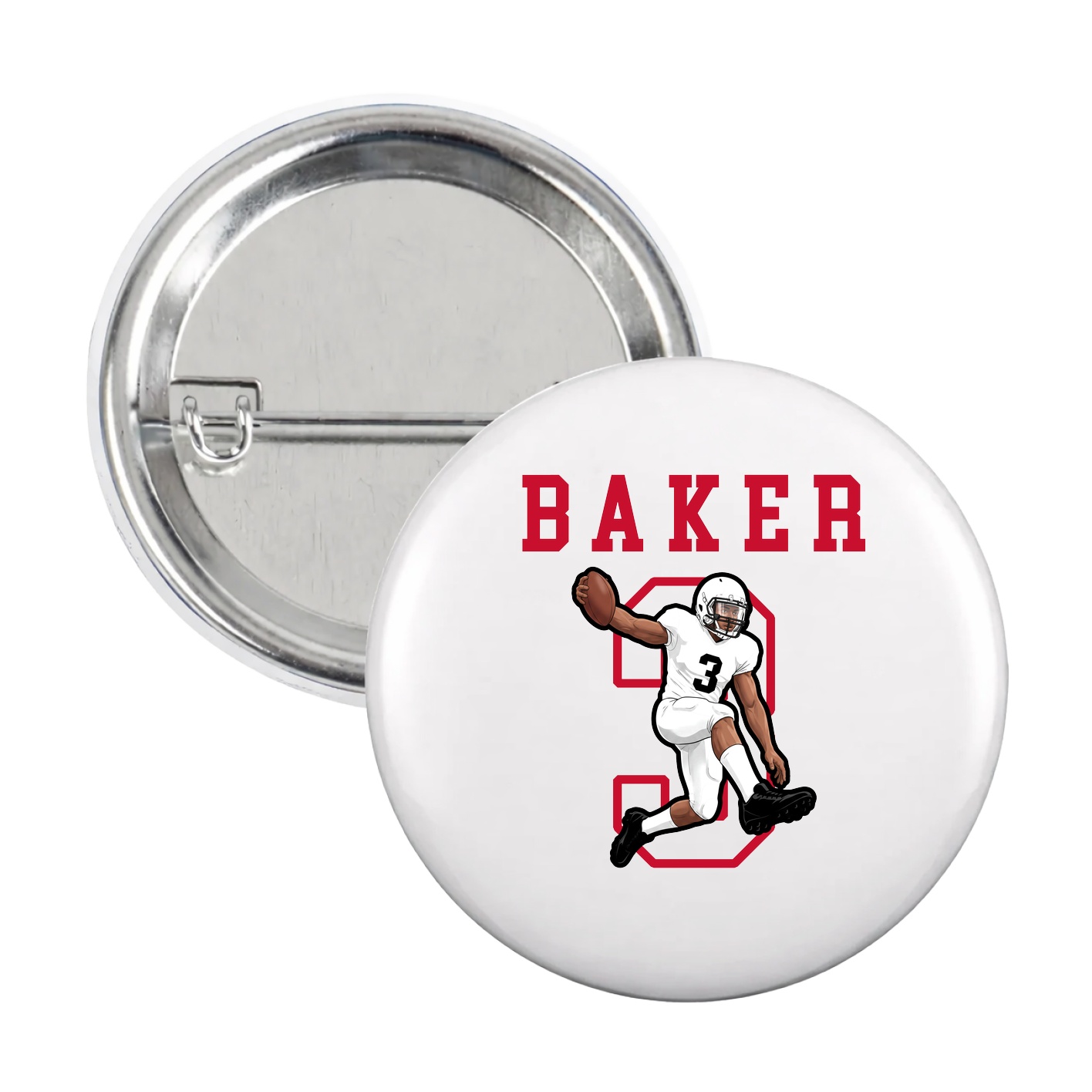 Game Day Button — Shirsey in White