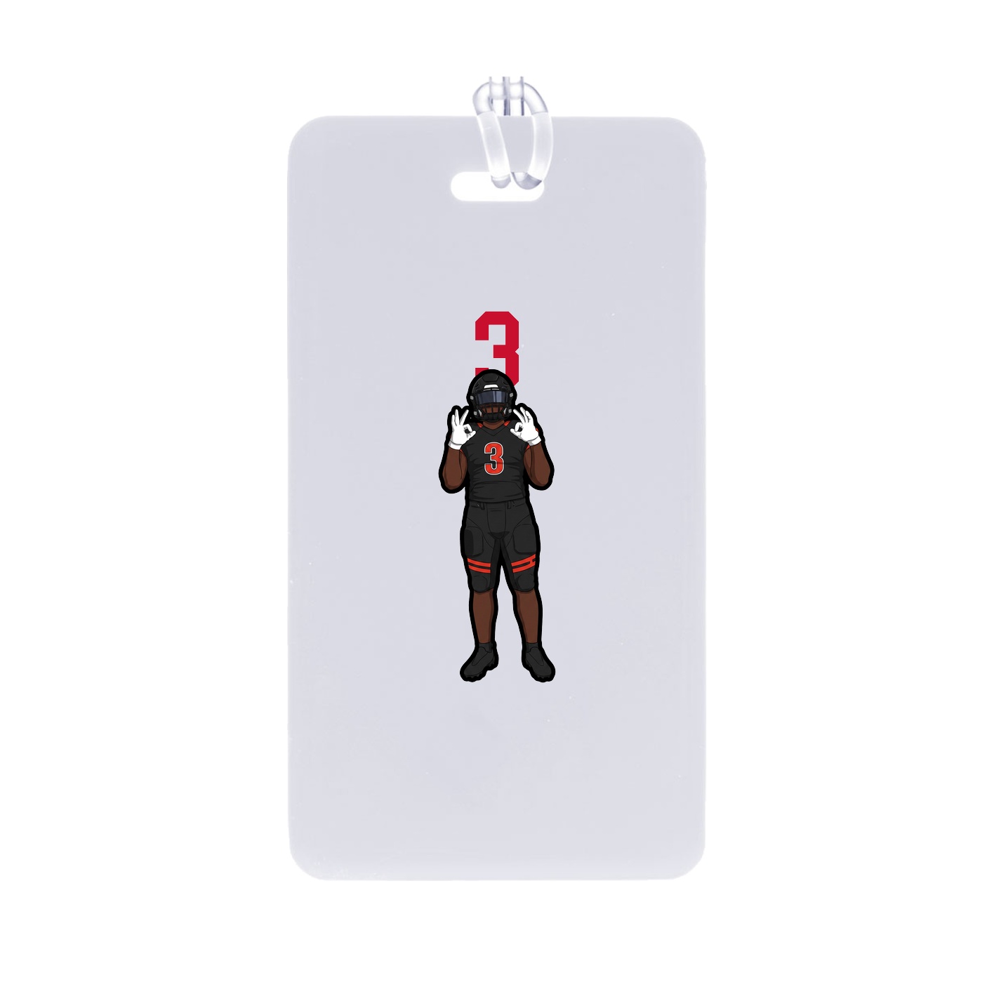 Bag Tag — Number Top in Classic