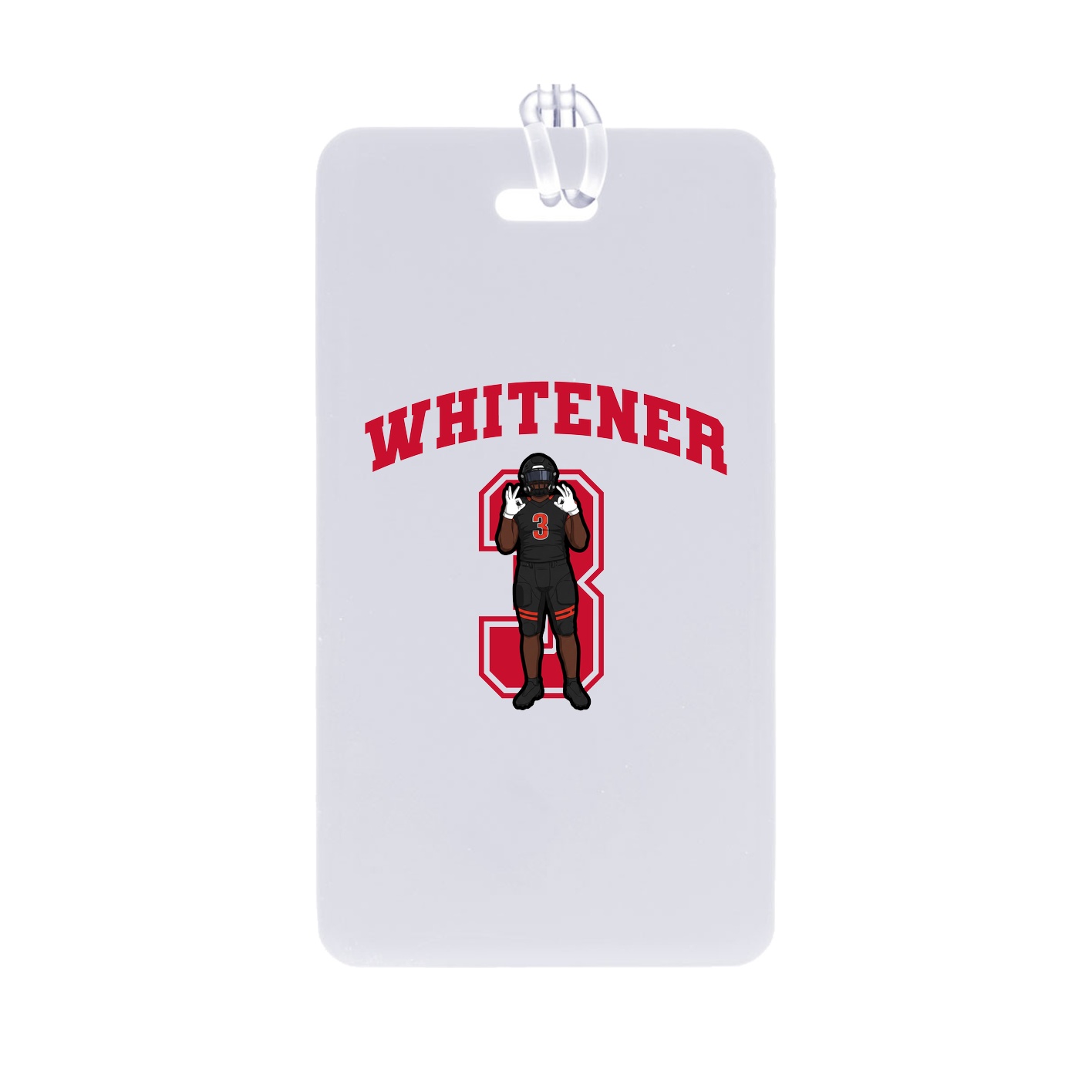 Bag Tag — Number in Classic
