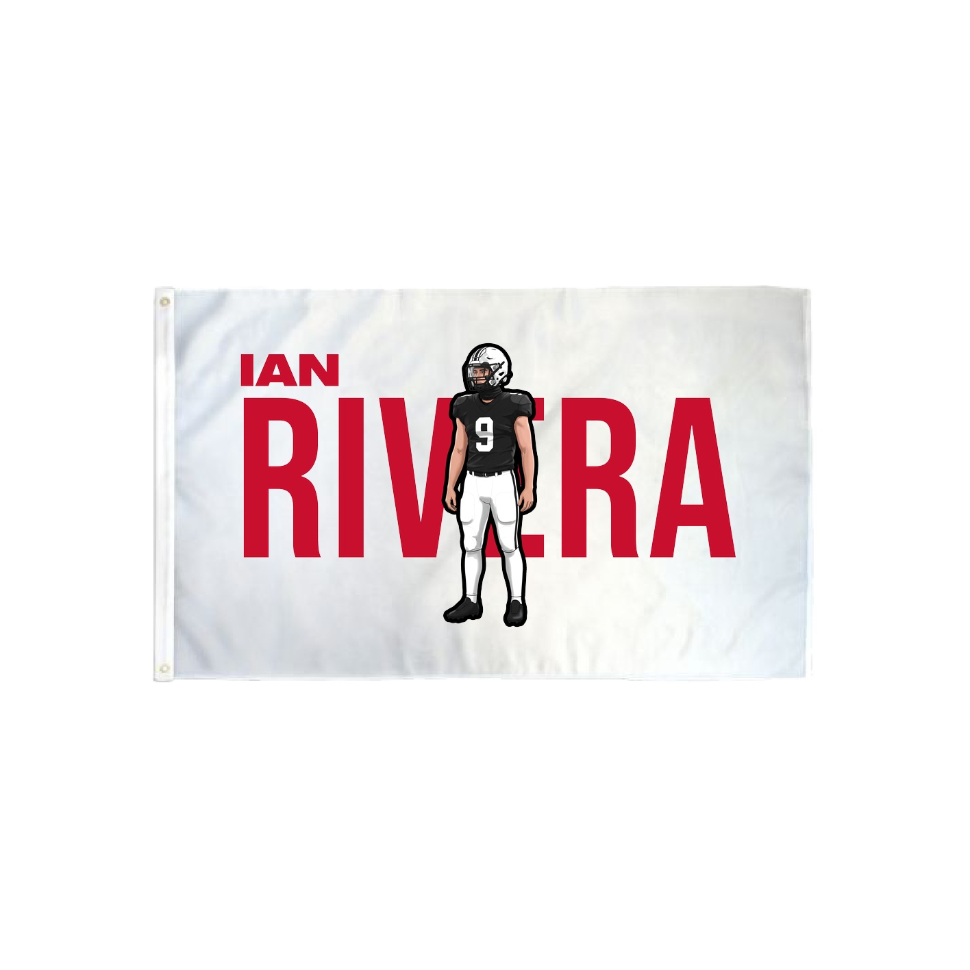 3x5 Flag — Player Name in Classic