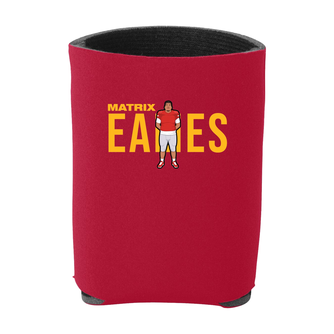 Can Holder — Player Name in Red