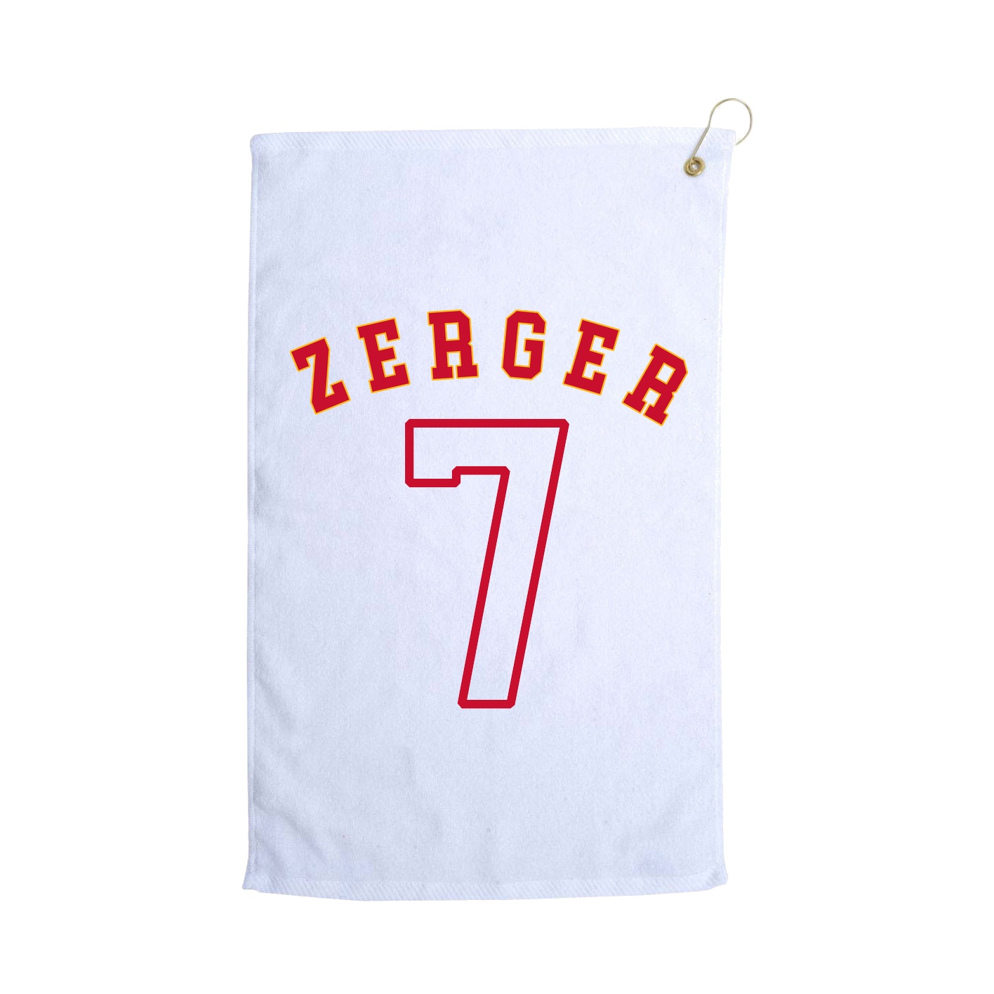 Golf Towel — Shirsey Arch in White