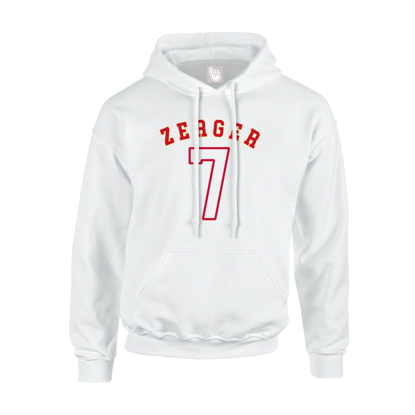 Hoodie — Shirsey Arch in White