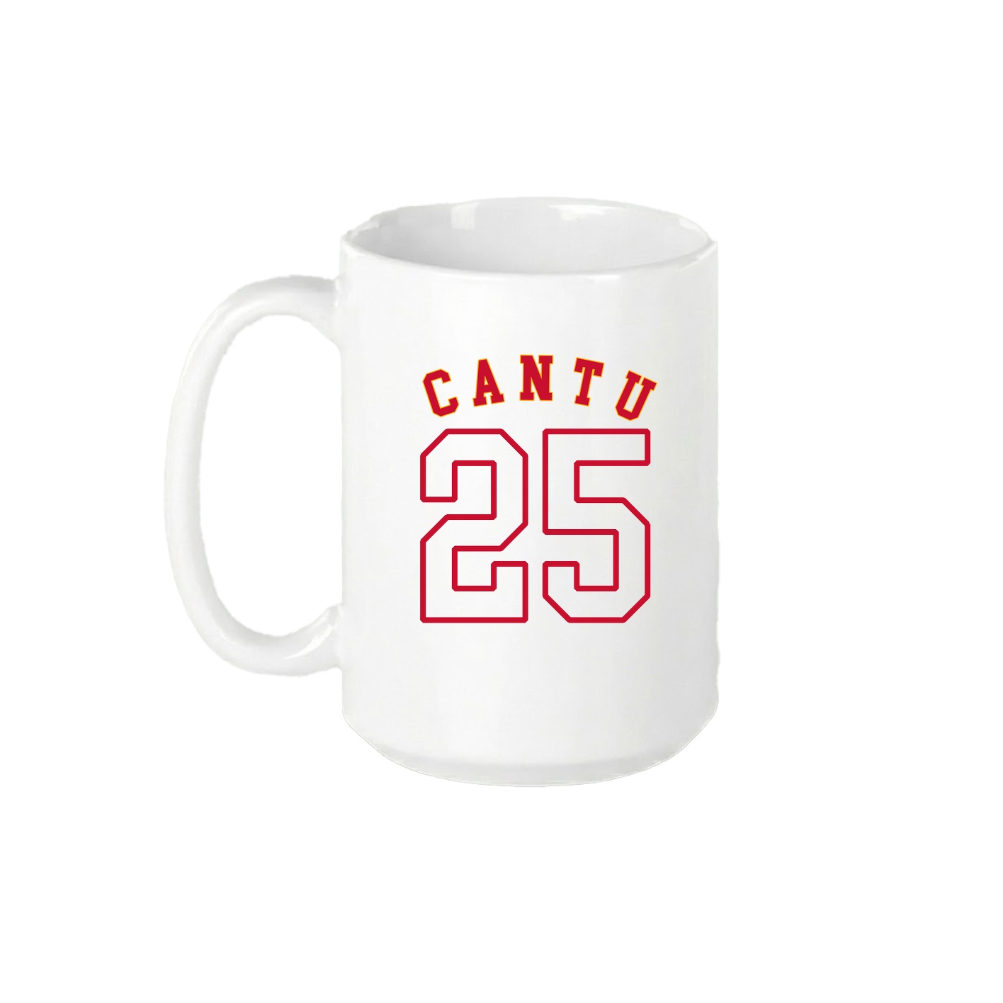 15oz Coffee Mug — Shirsey Arch in White