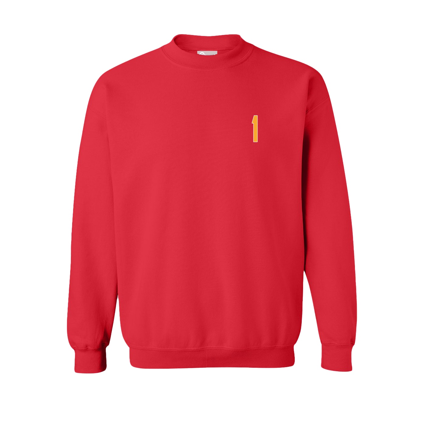 Fleece Crew — Front Shirsy in Red