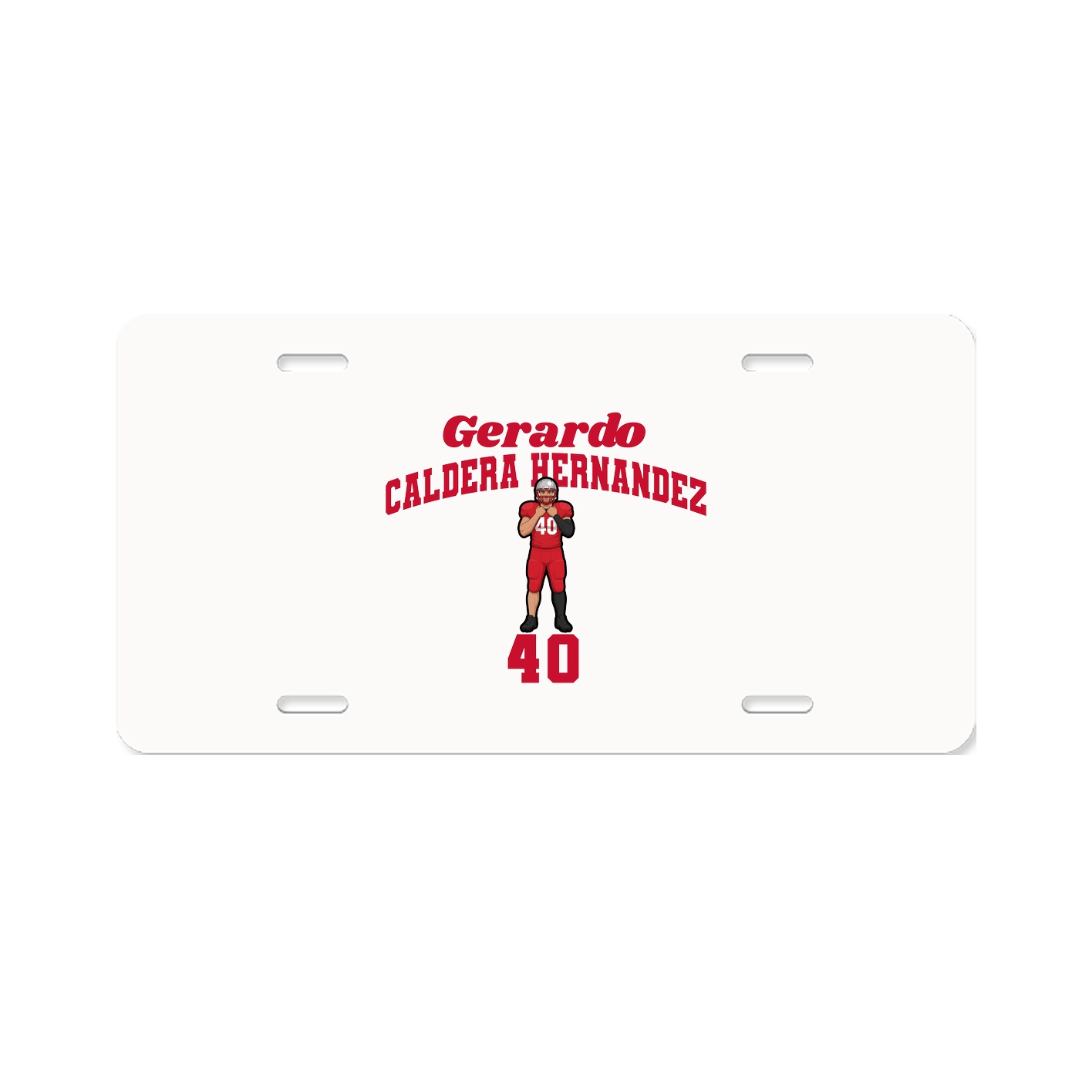 License Plate — Signature Arch in Classic