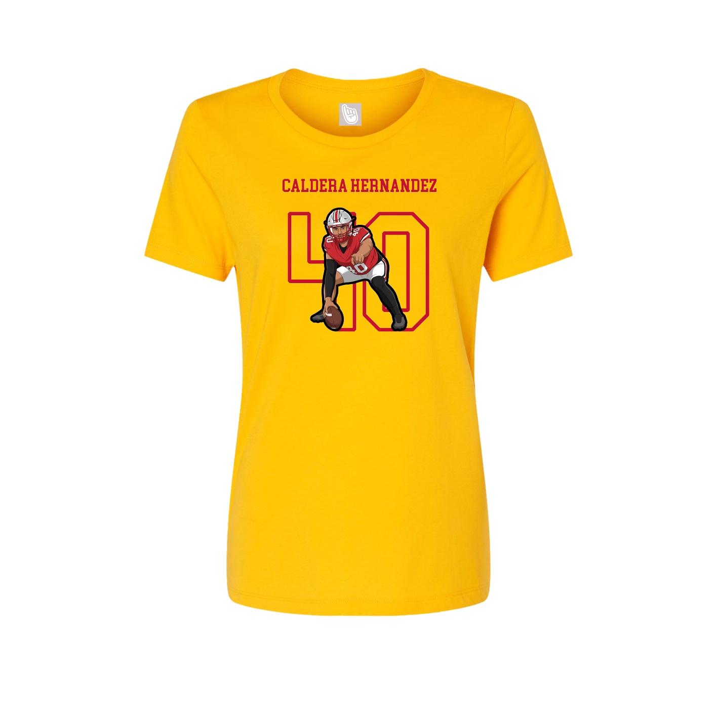 Fitted Women's Tee — Shirsey in Gold