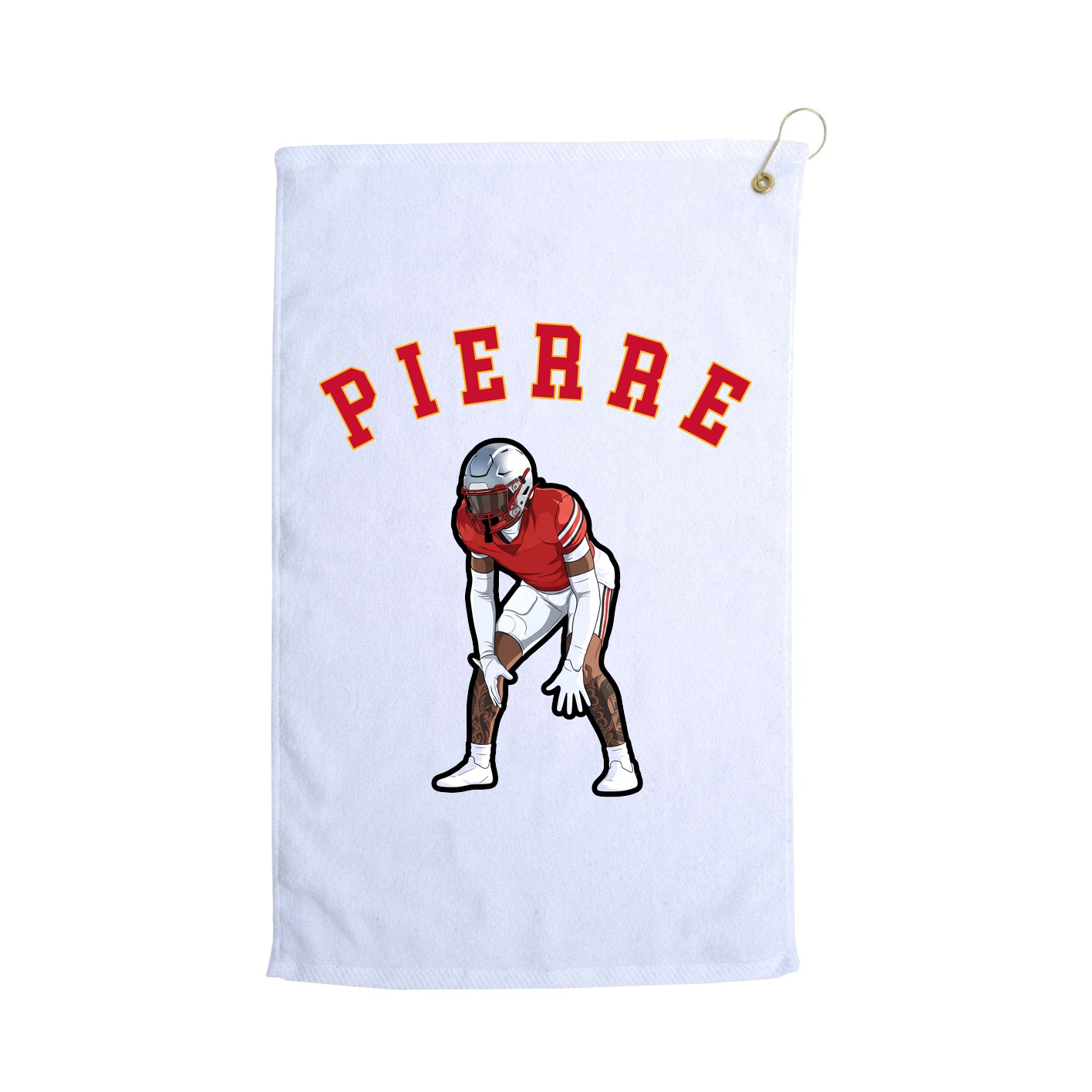 Golf Towel — Shirsey Arch in White