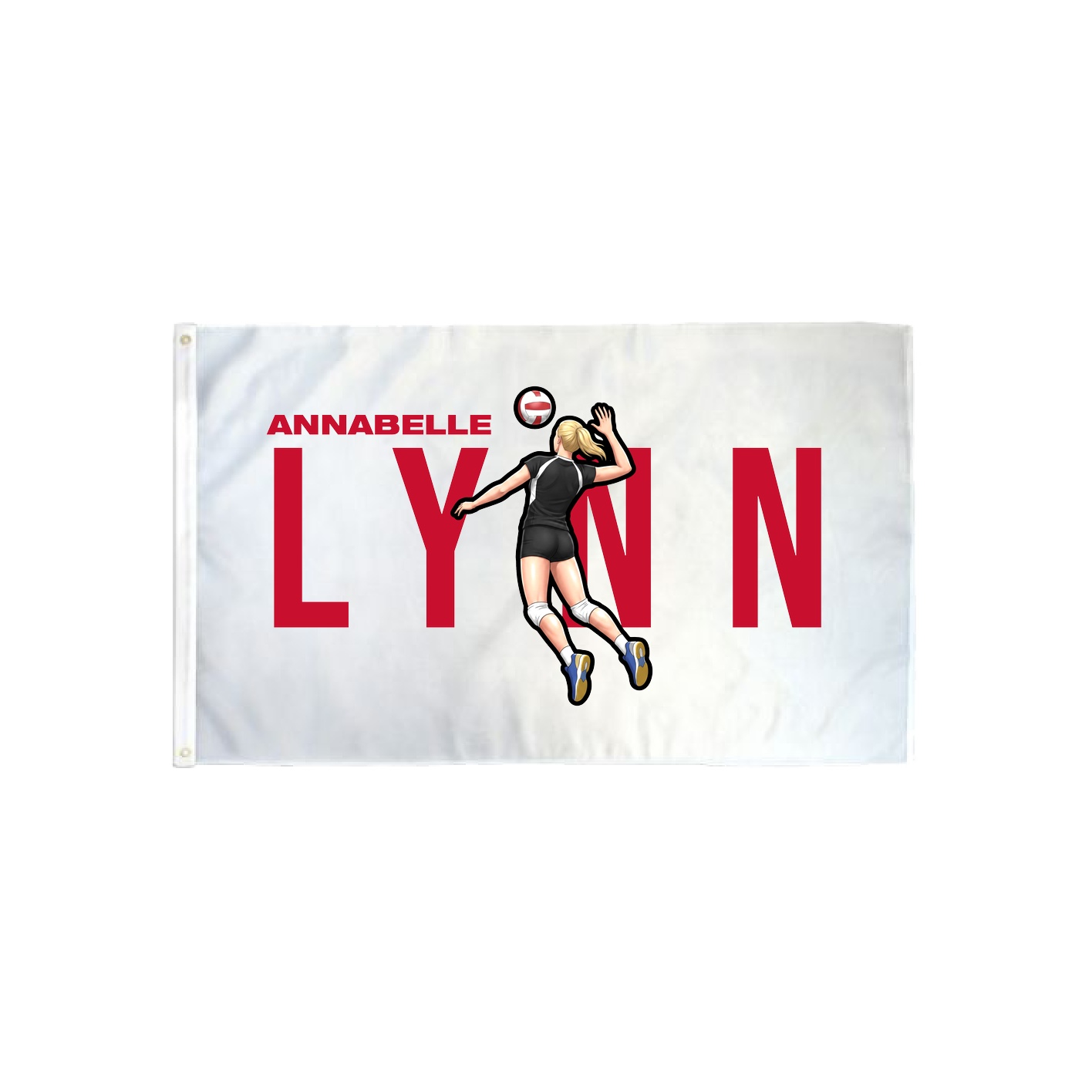 3x5 Flag — Player Name in Classic