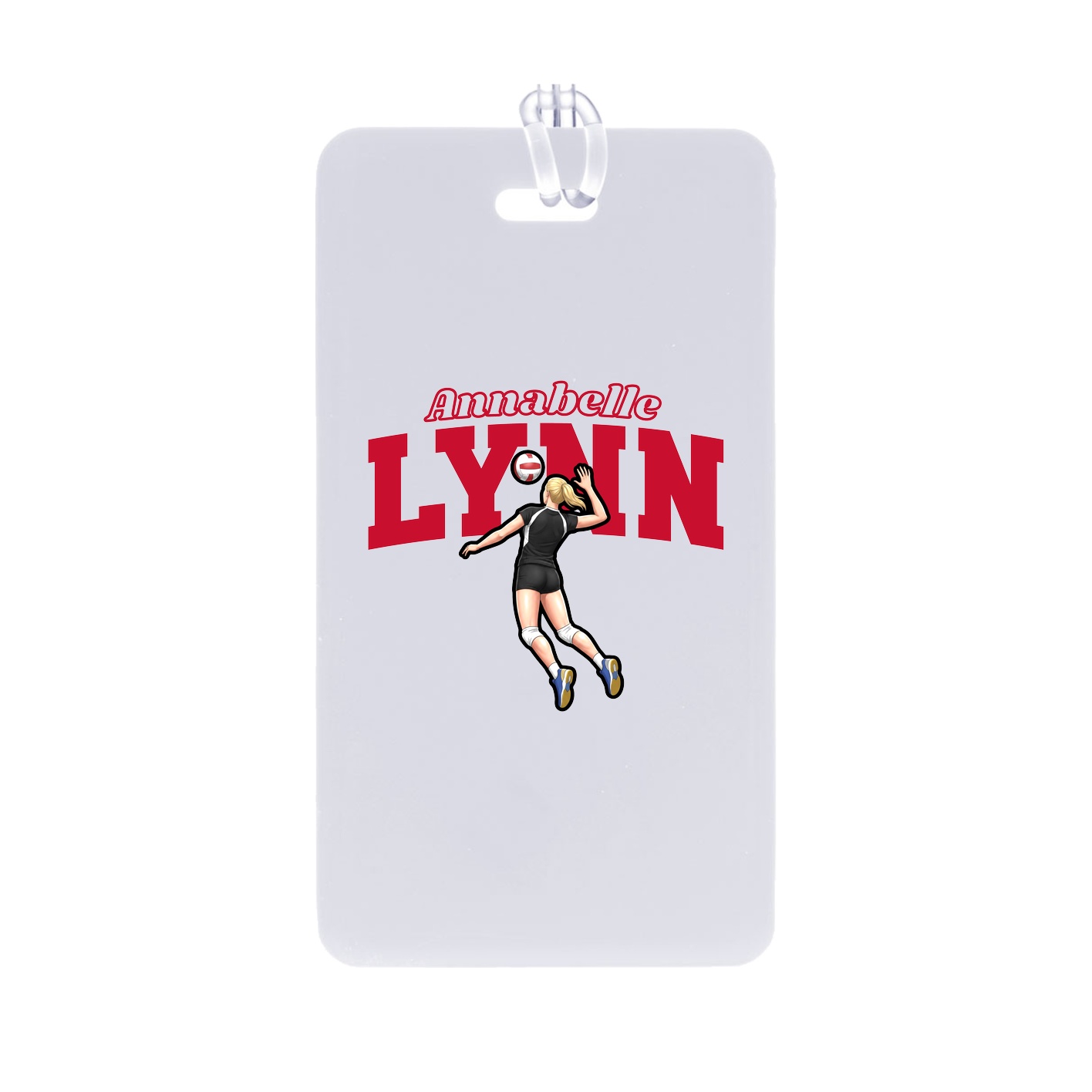 Bag Tag — Name Arch in Classic