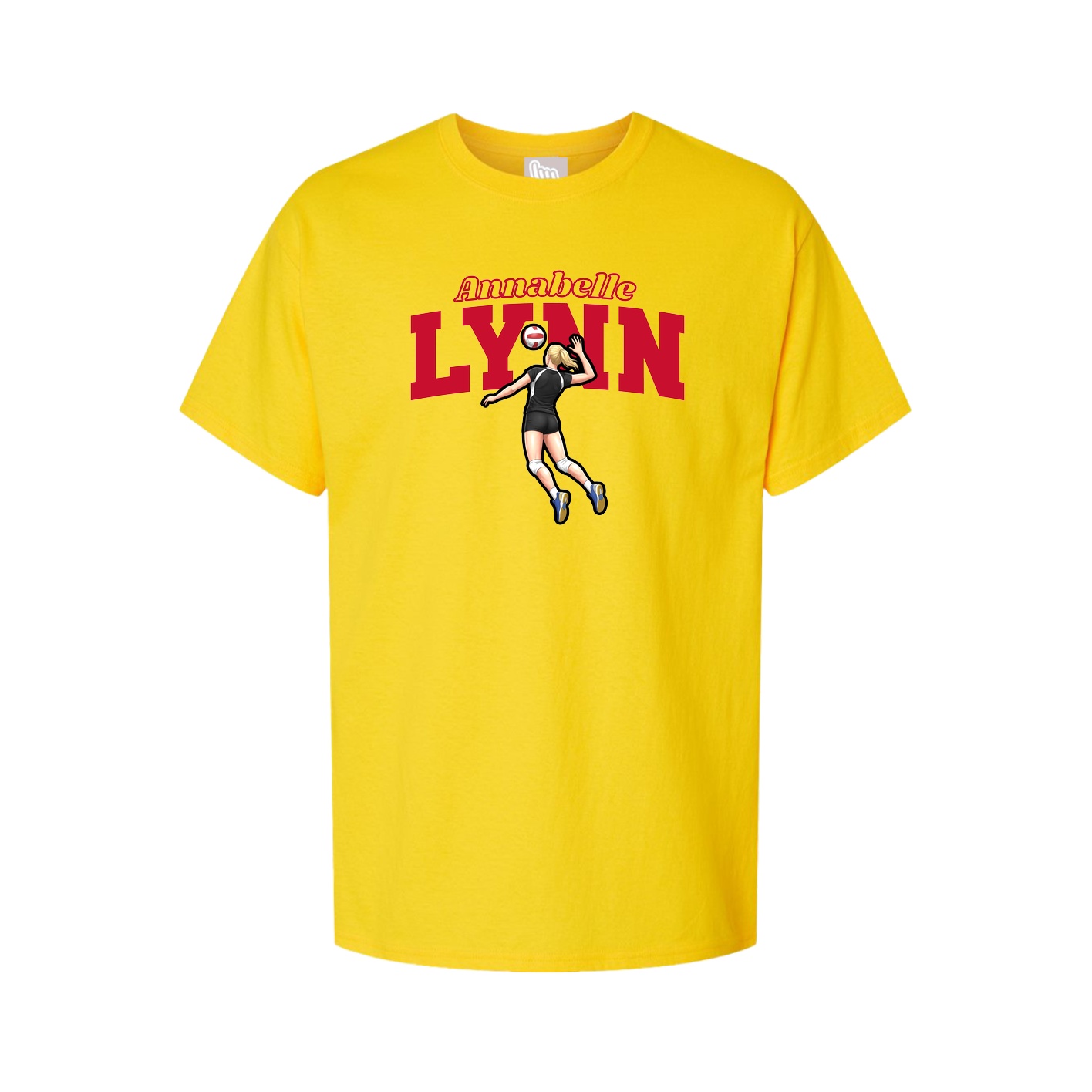 Tee — Name Arch in Gold