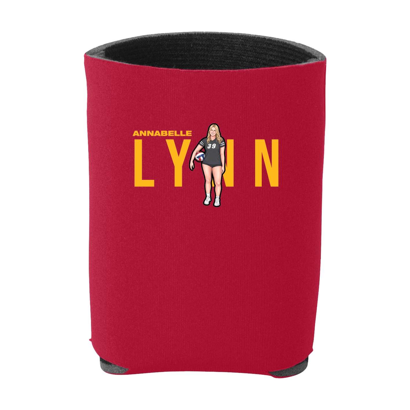 Can Holder — Player Name in Red
