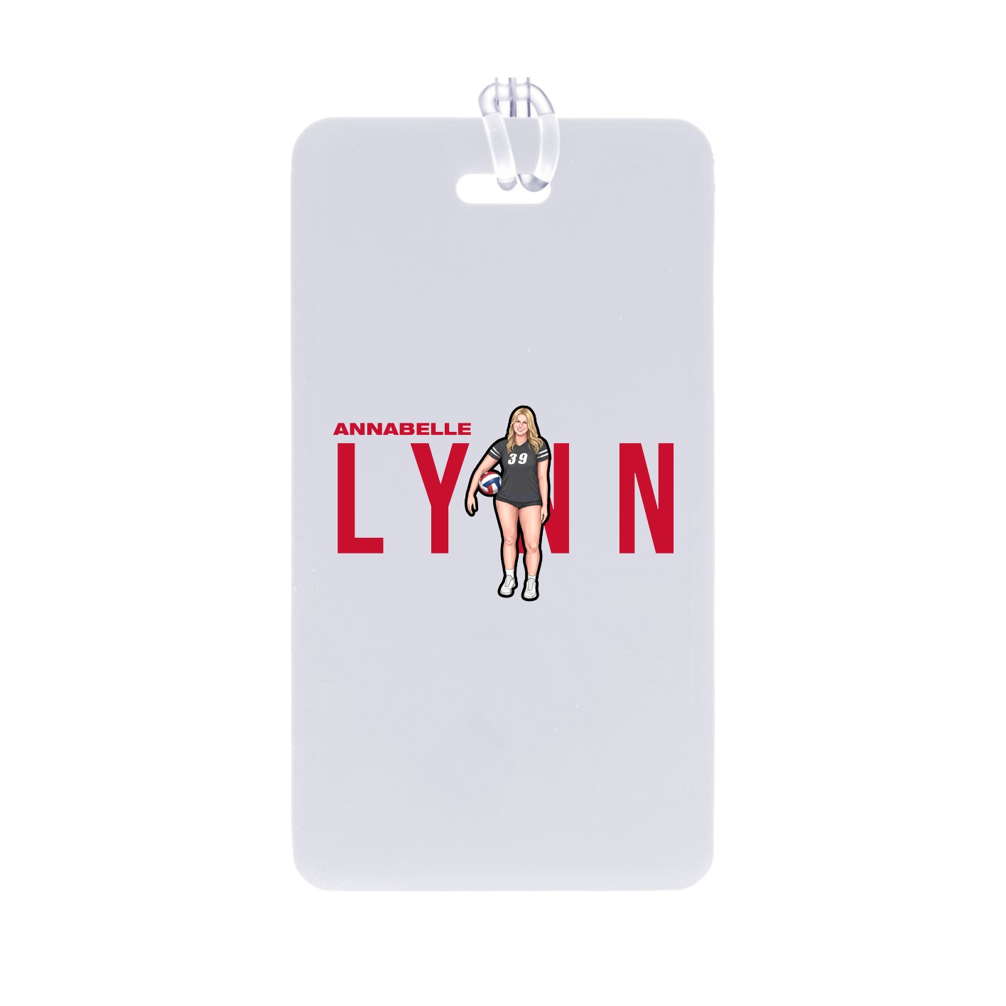 Bag Tag — Player Name in Classic