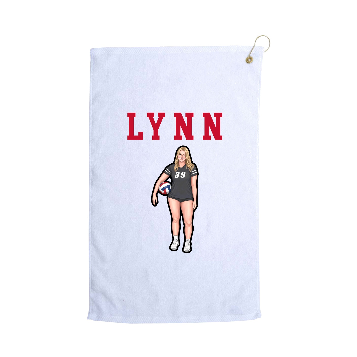 Golf Towel — Shirsey in White