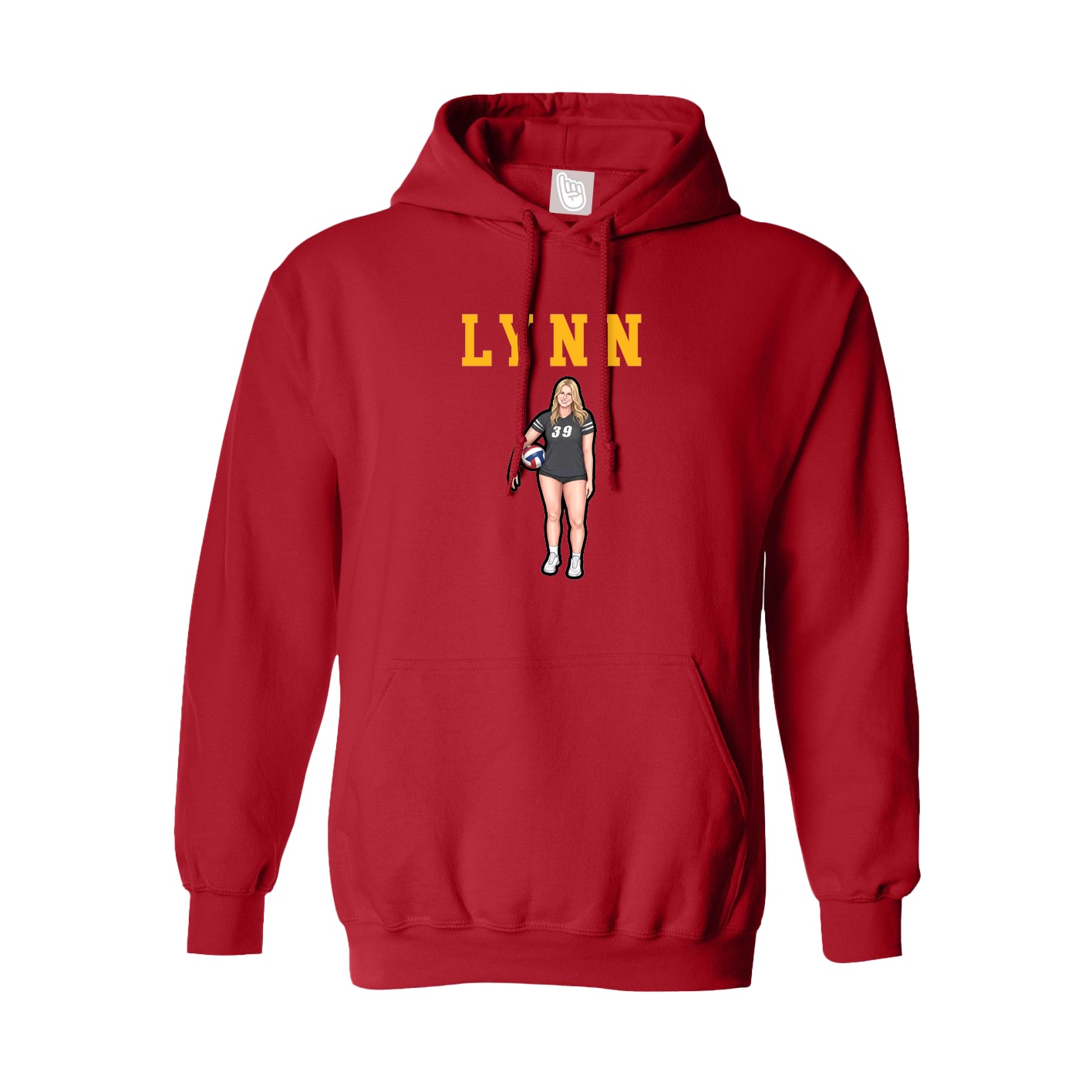 Hoodie — Shirsey in Red