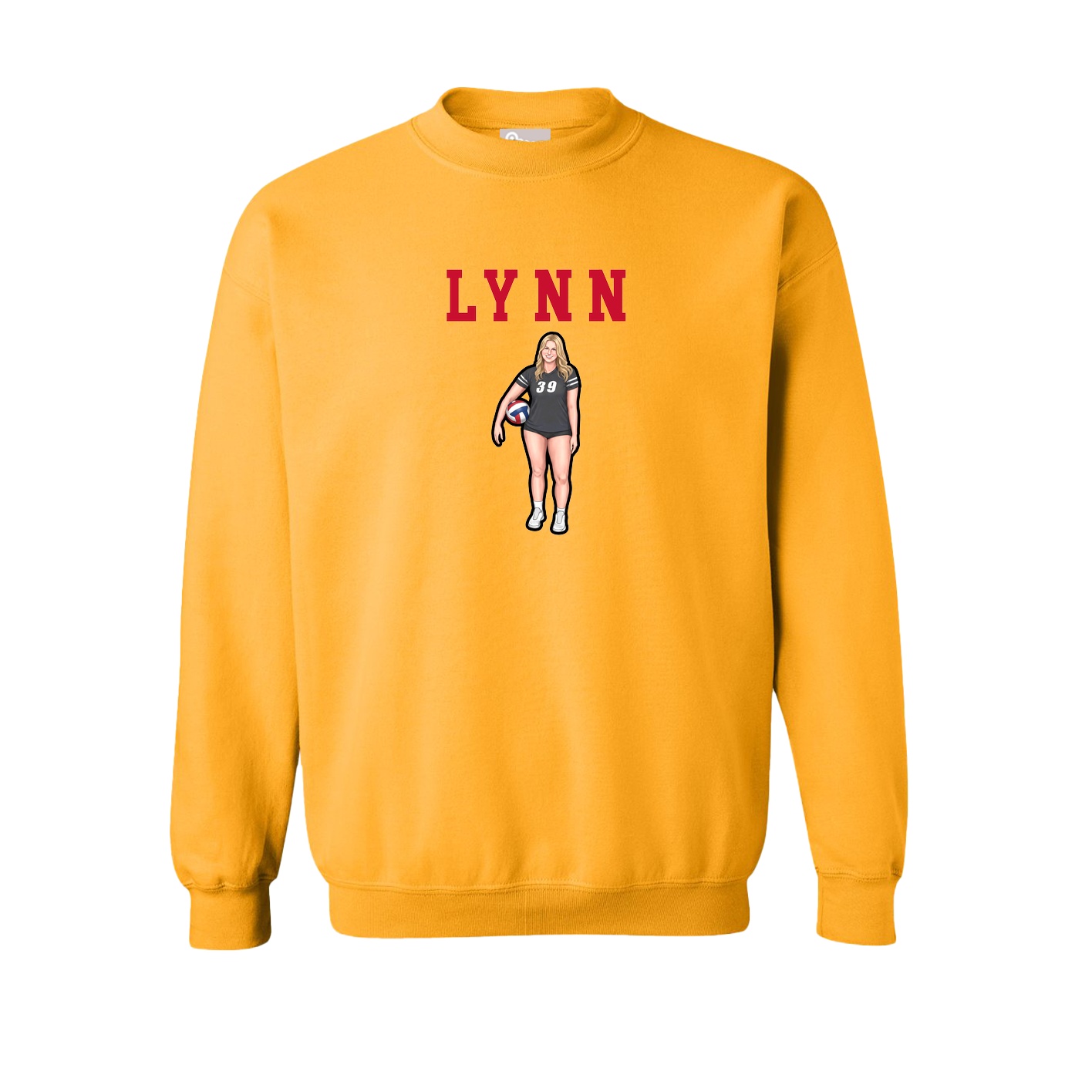 Fleece Crew — Shirsey in Gold