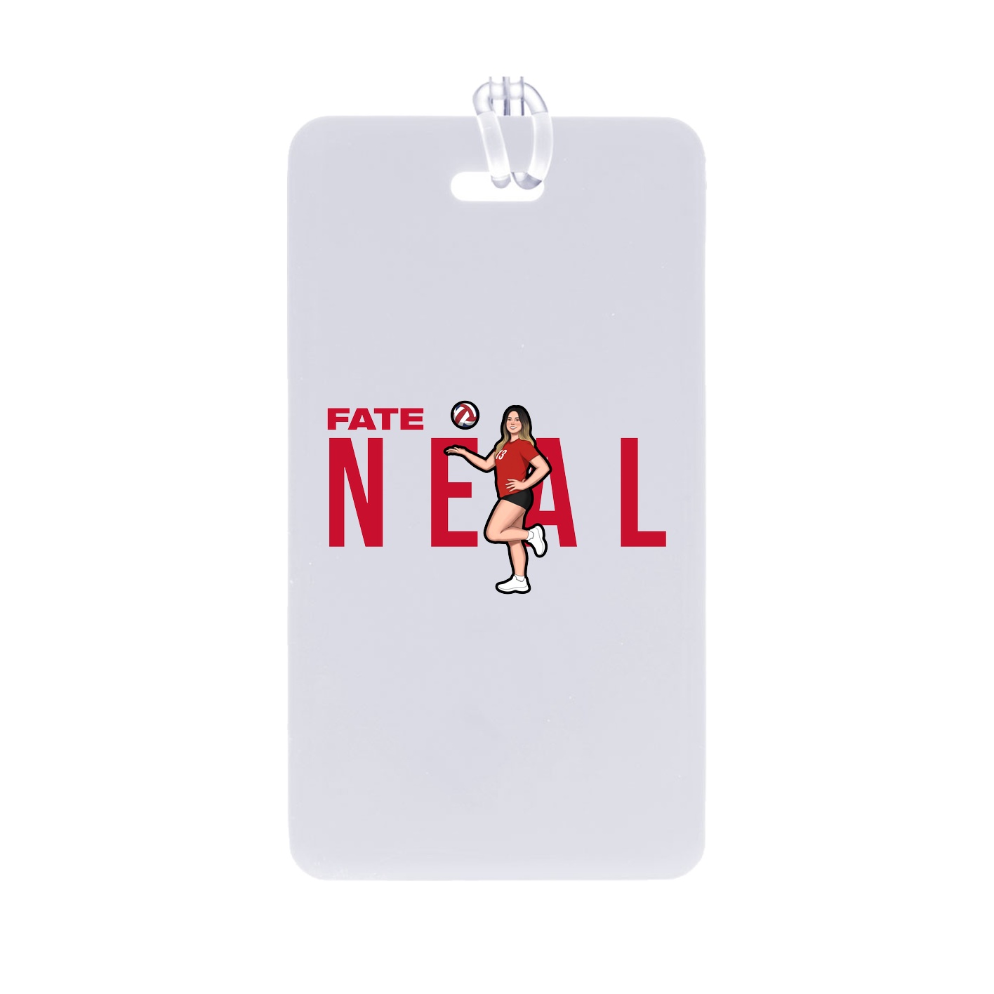 Bag Tag — Player Name in Classic