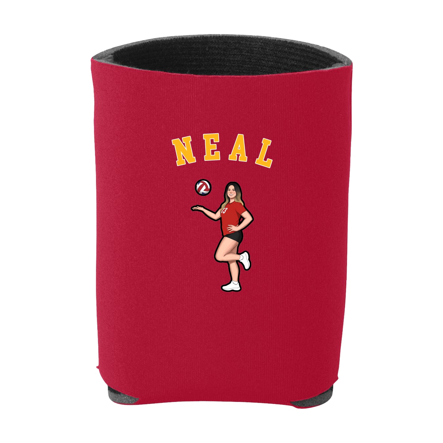 Can Holder — Shirsey Arch in Red