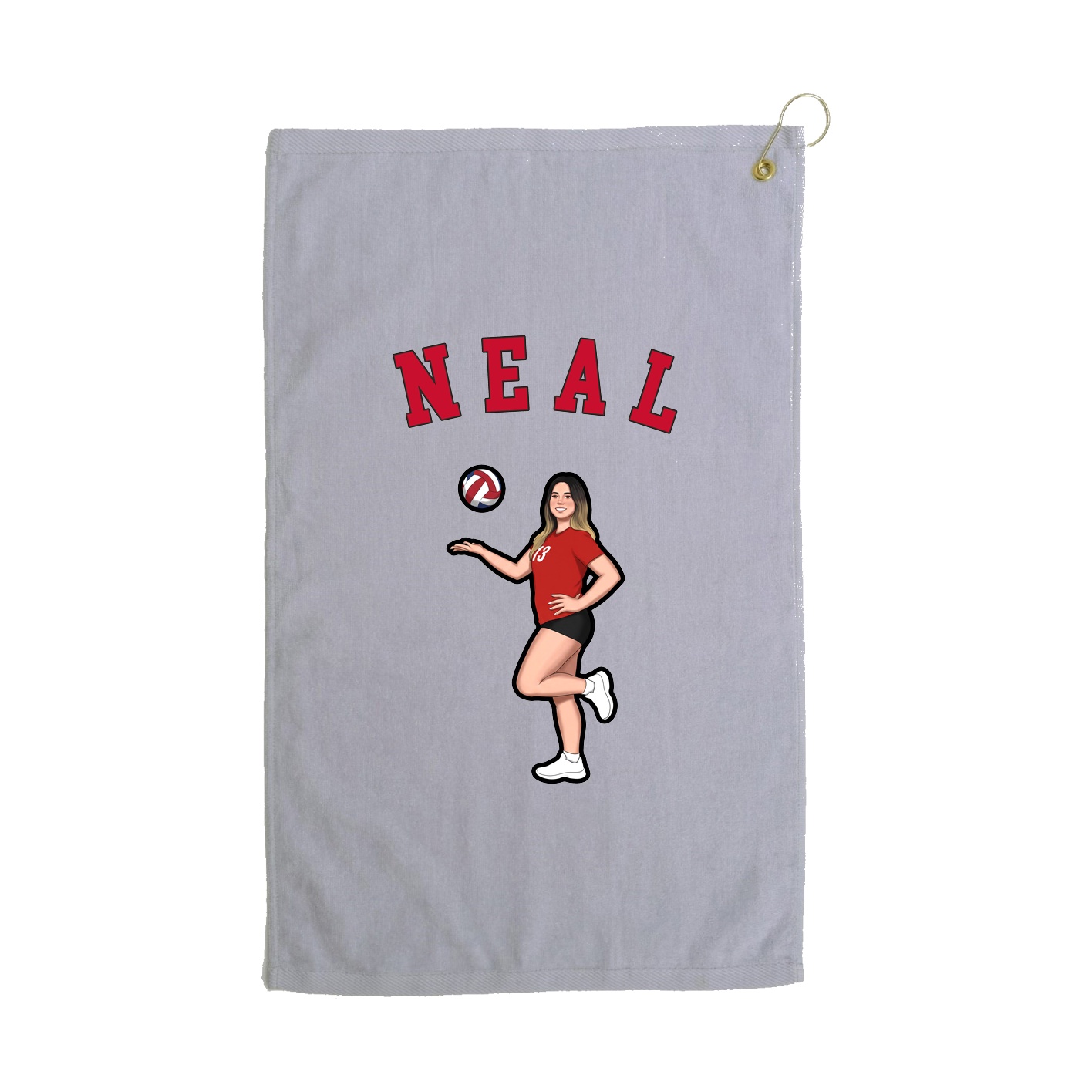 Golf Towel — Shirsey Arch in Grey