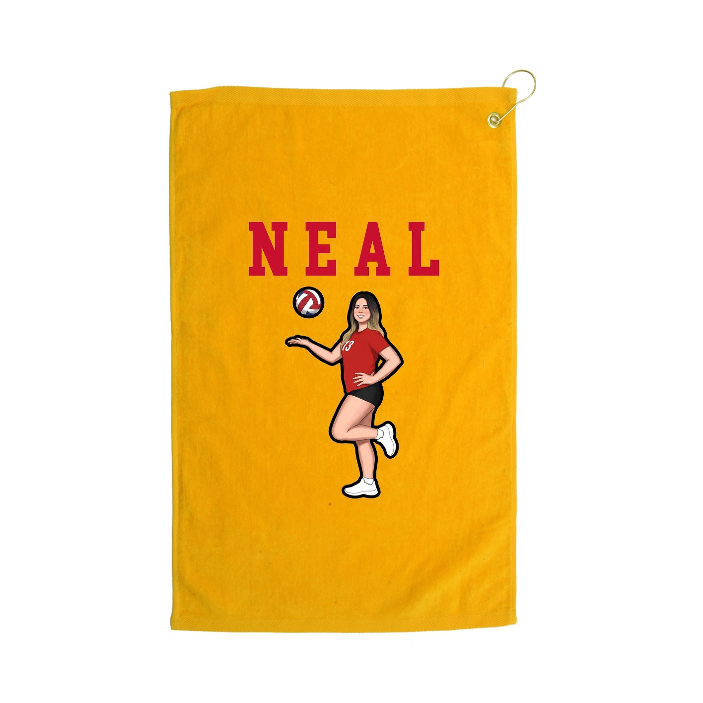 Golf Towel — Shirsey in Gold
