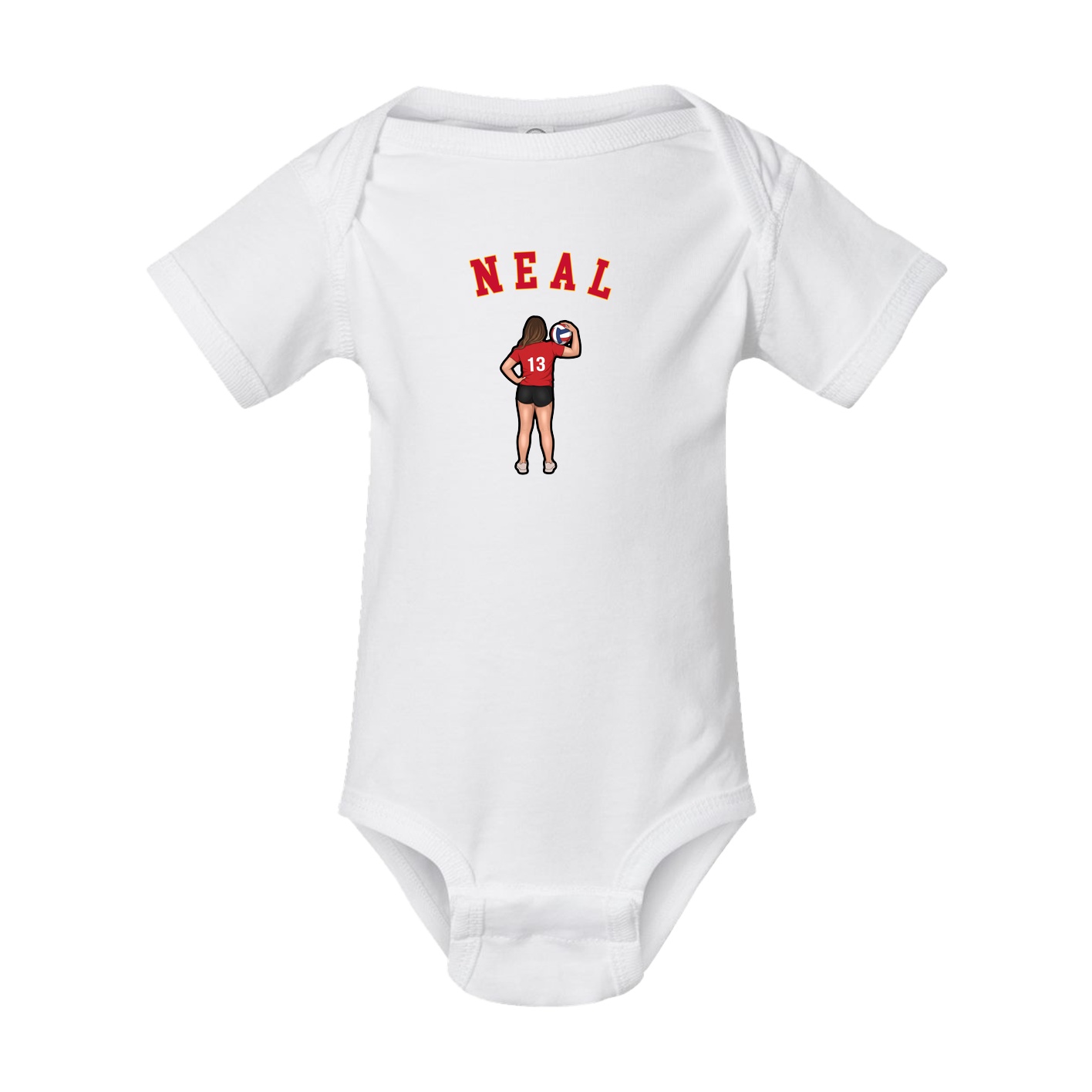 Baby Onesie — Shirsey Arch in White