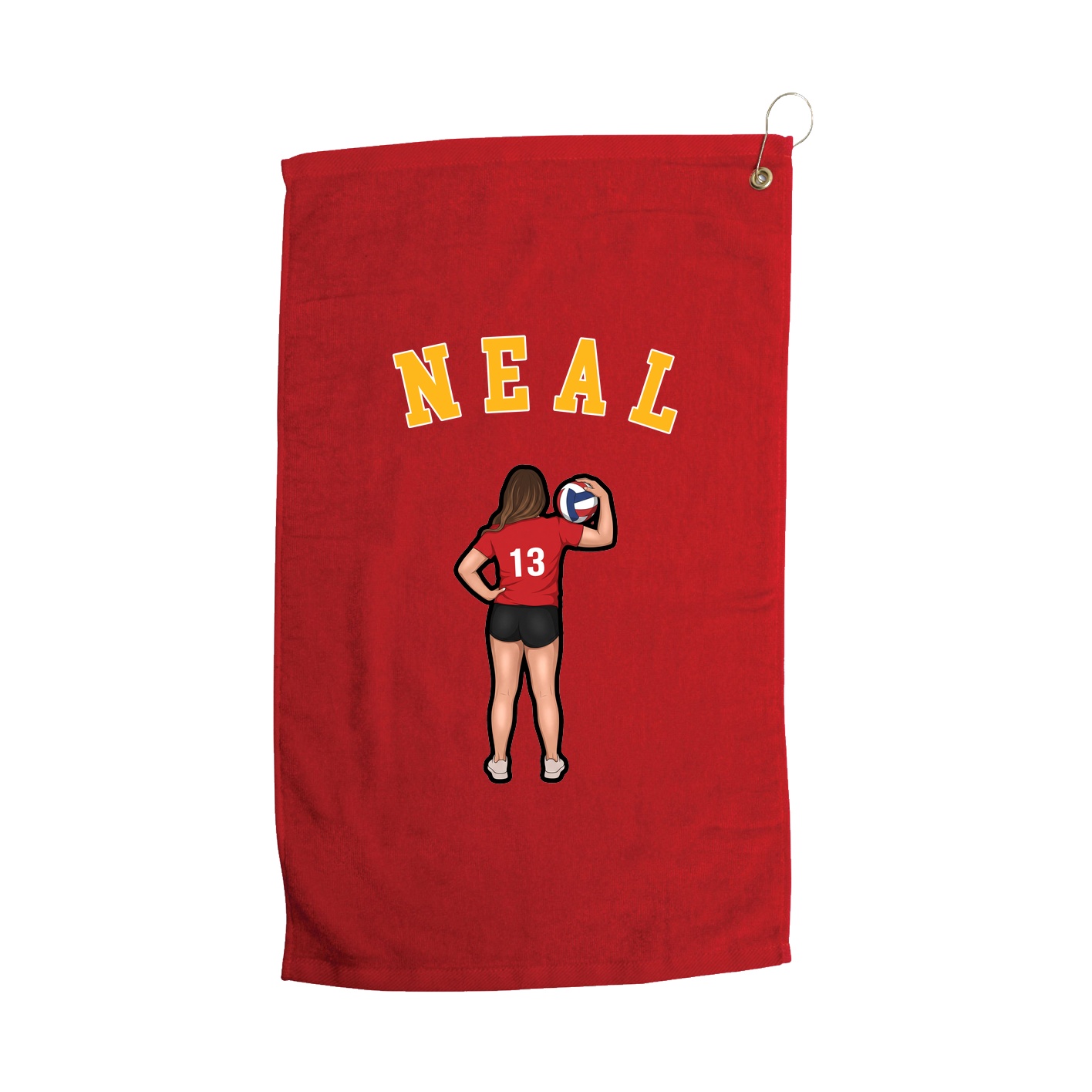 Golf Towel — Shirsey Arch in Red