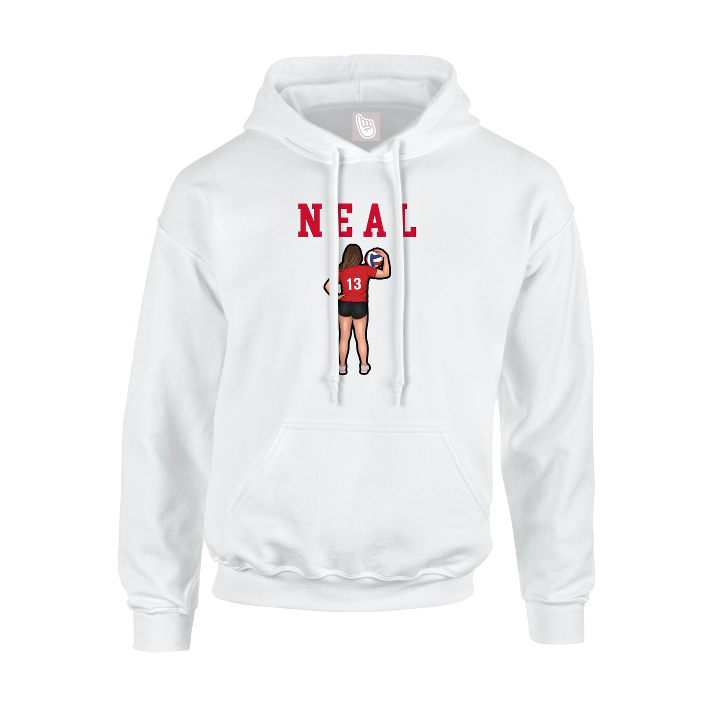 Youth Hoodie — Shirsey in White
