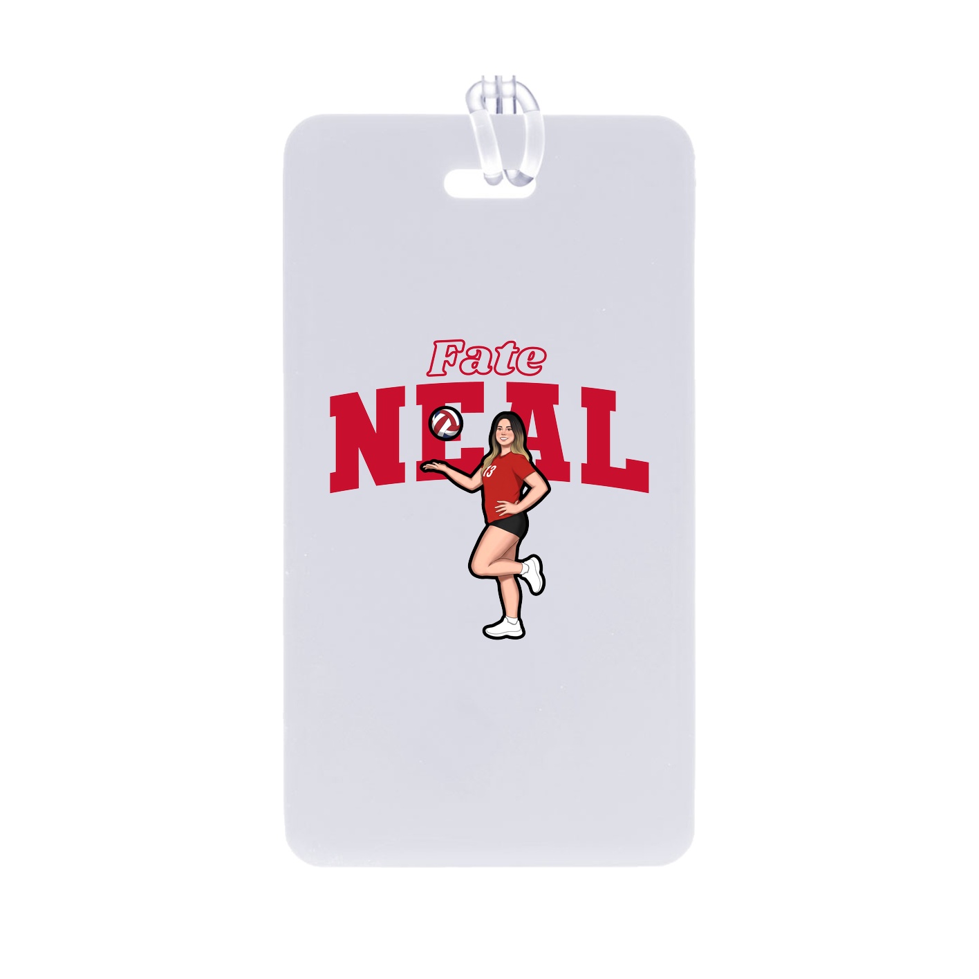 Bag Tag — Name Arch in Classic
