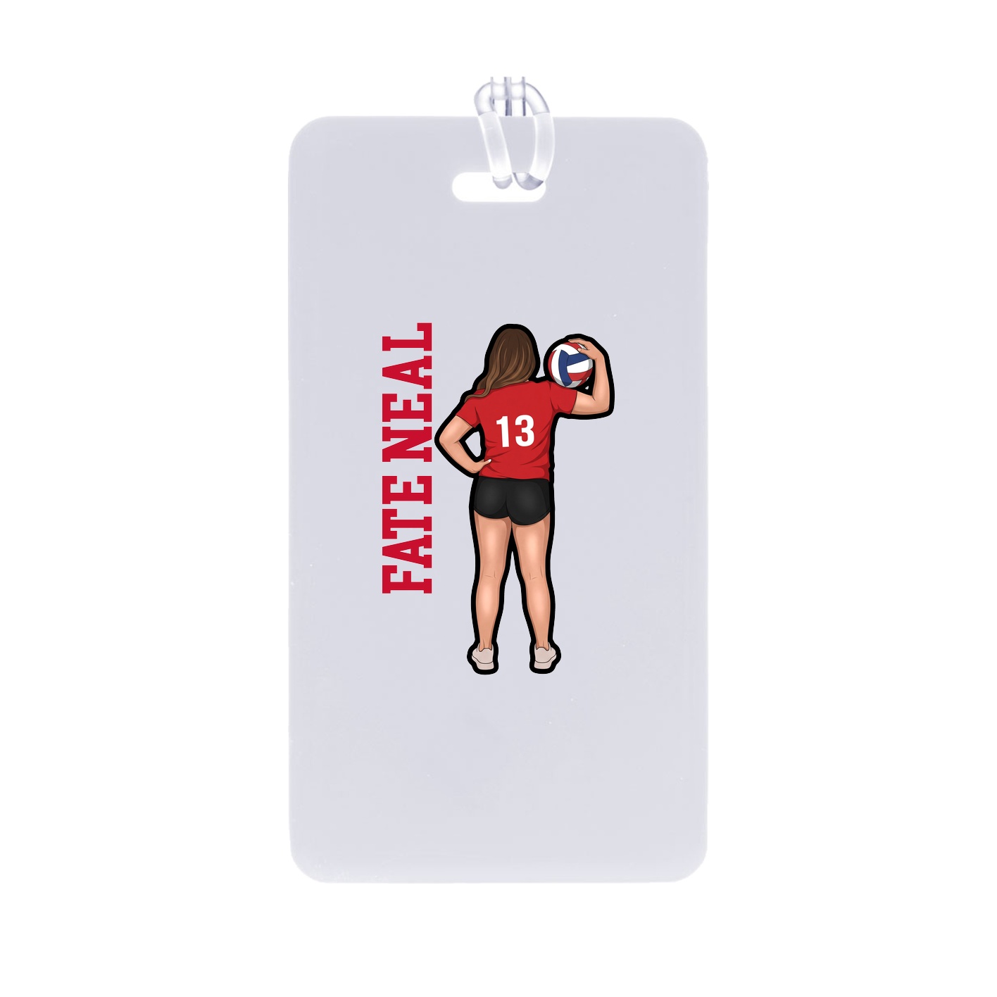 Bag Tag — Name Vertical in Classic