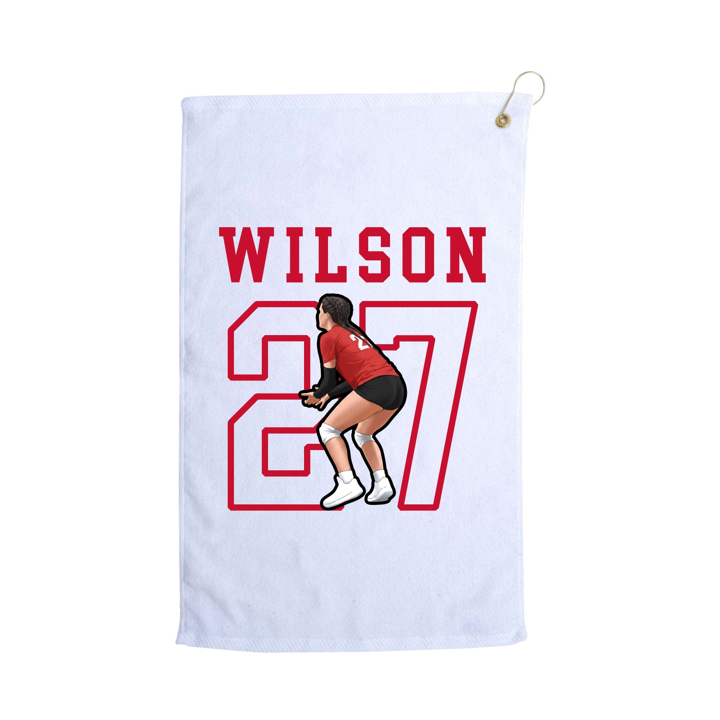 Golf Towel — Shirsey in White