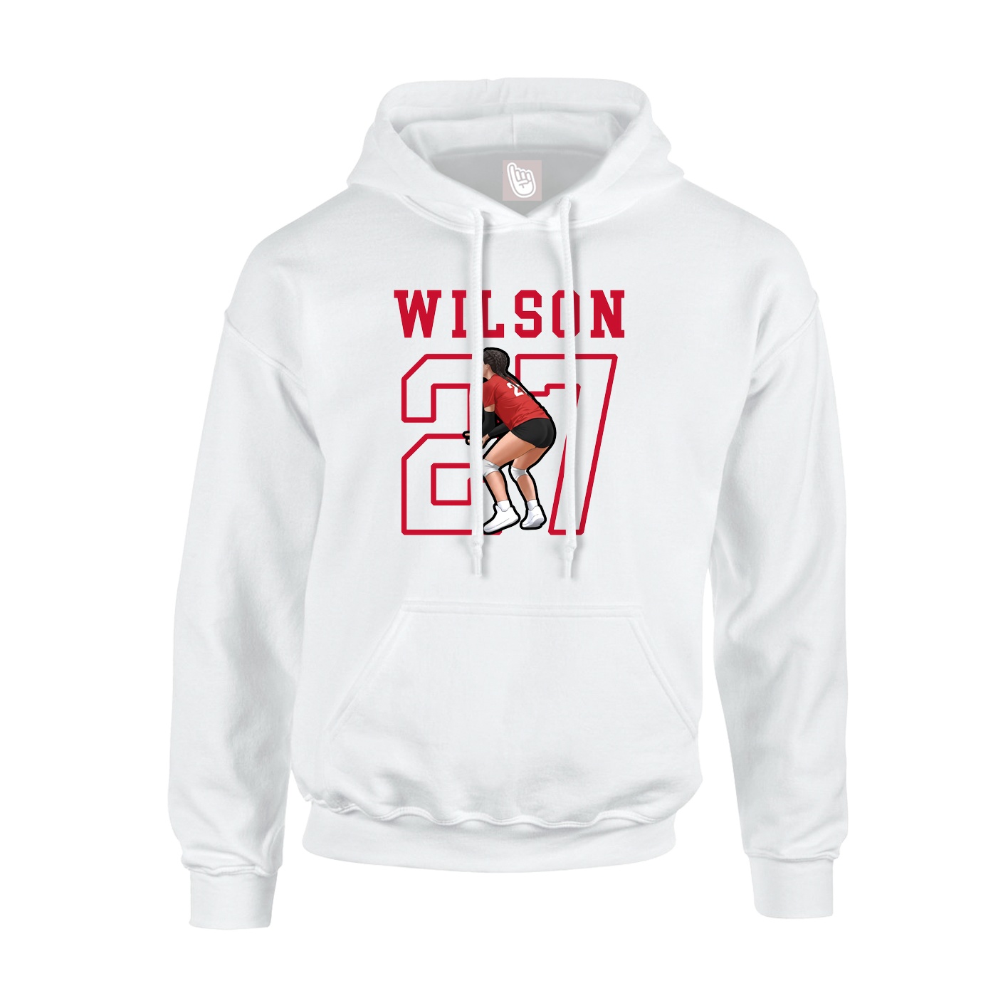 Youth Hoodie — Shirsey in White