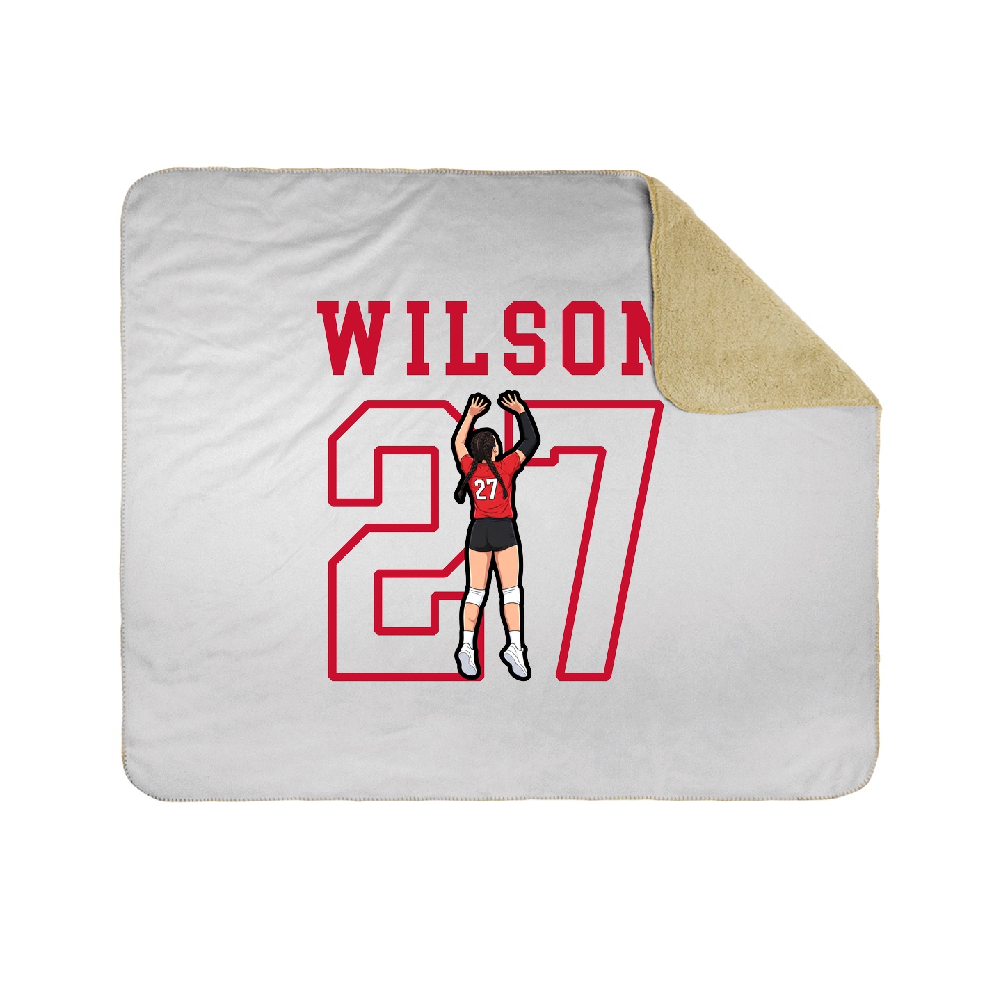 Throw Blanket — Shirsey in White